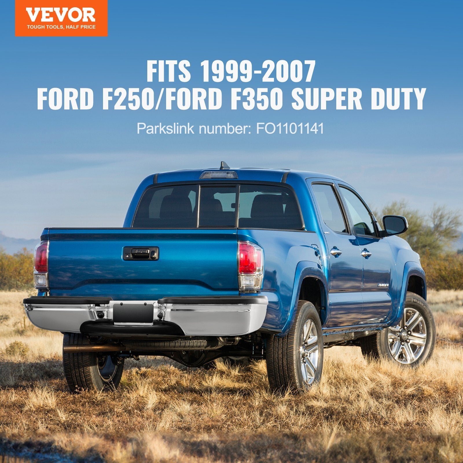 VEVOR Rear Step Bumper Steel Bumper for 1999-2007-Ford F250/Ford F350 Super Duty - Premium Automotive Bumpers from VEVOR - Just $304.55! Shop now at Rapidvehicles