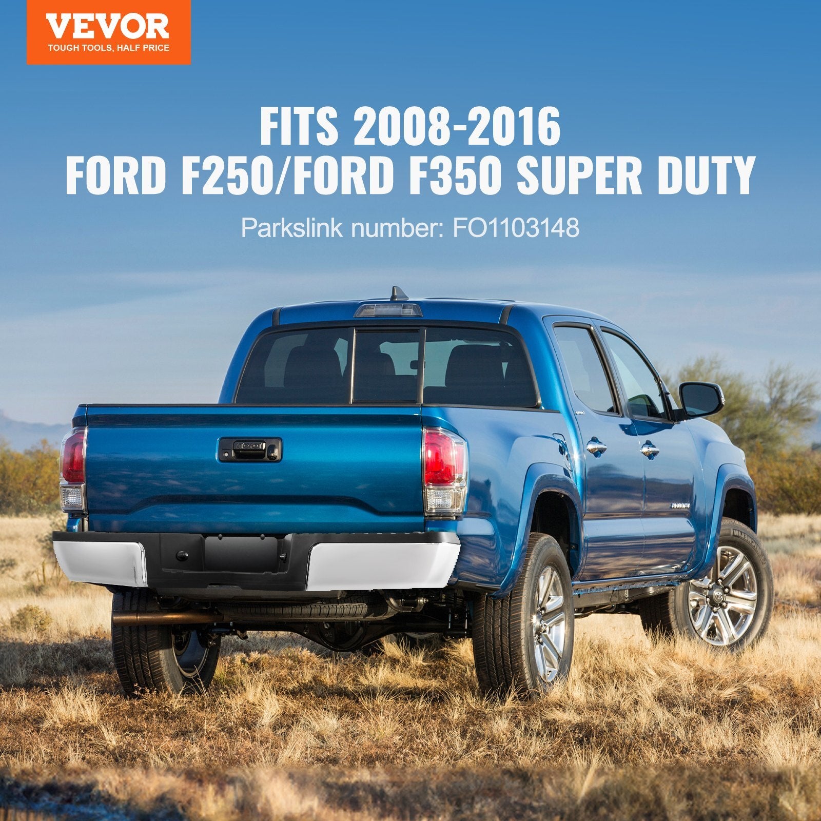 VEVOR Rear Step Bumper Steel Bumper for 2008-2016-Ford F250/Ford F350 Super Duty - Premium Automotive Bumpers from VEVOR - Just $301.73! Shop now at Rapidvehicles