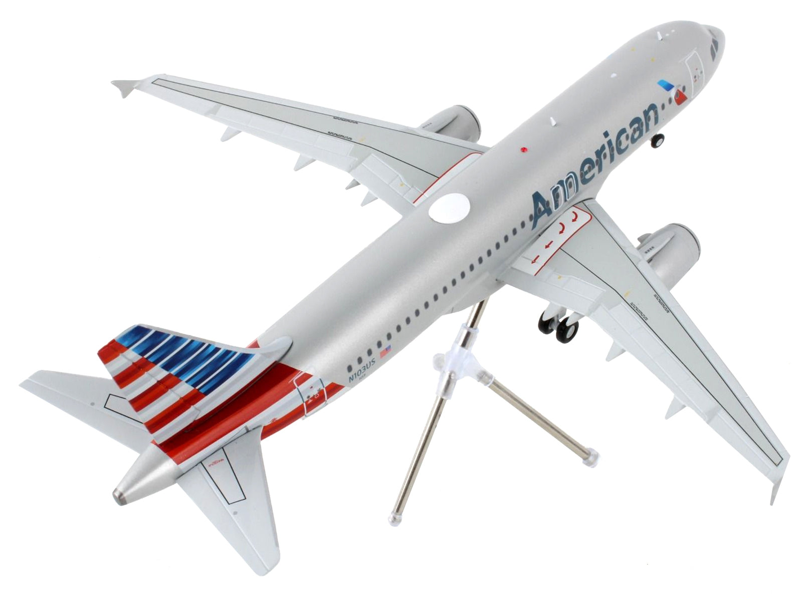 Airbus A320-200 Commercial Aircraft "American Airlines" Silver "Gemini 200" Series 1/200 Diecast Model Airplane by GeminiJets - Premium Aircrafts and War Planes from GeminiJets - Just $123.99! Shop now at Rapidvehicles