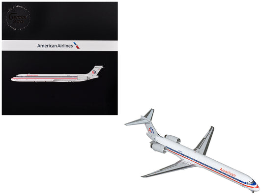 McDonnell Douglas MD-90 Commercial Aircraft "American Airlines" (N904RA) White with Red and Blue Stripes "Gemini 200" Series 1/200 Diecast Model Airplane by GeminiJets free shipping USA