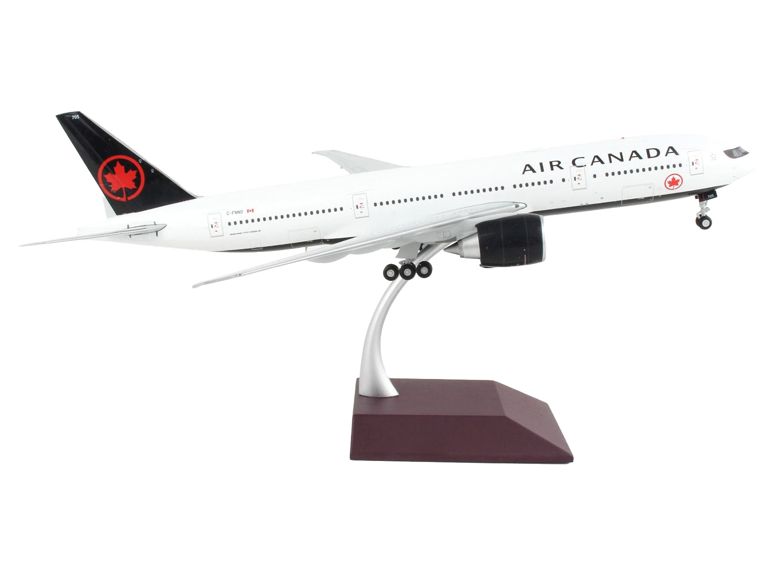 Boeing 777-200LR Commercial Aircraft "Air Canada" White with Black Tail "Gemini 200" Series 1/200 Diecast Model Airplane by GeminiJets - Premium Boeing from GeminiJets - Just $163.99! Shop now at Rapidvehicles