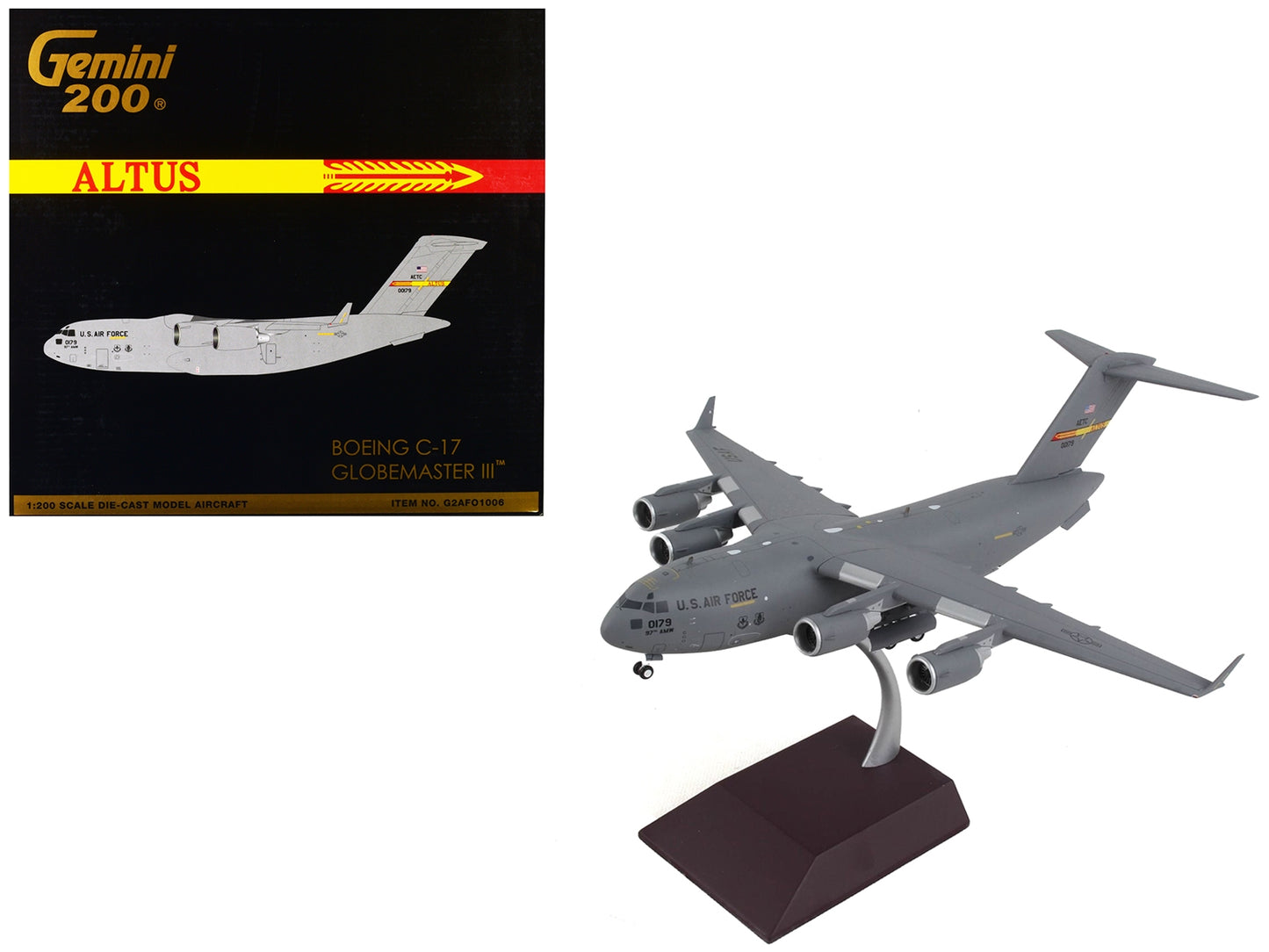 Boeing C-17 Globemaster III Transport Aircraft "Altus Air Force - Premium Boeing from GeminiJets - Just $169.19! Shop now at Rapidvehicles