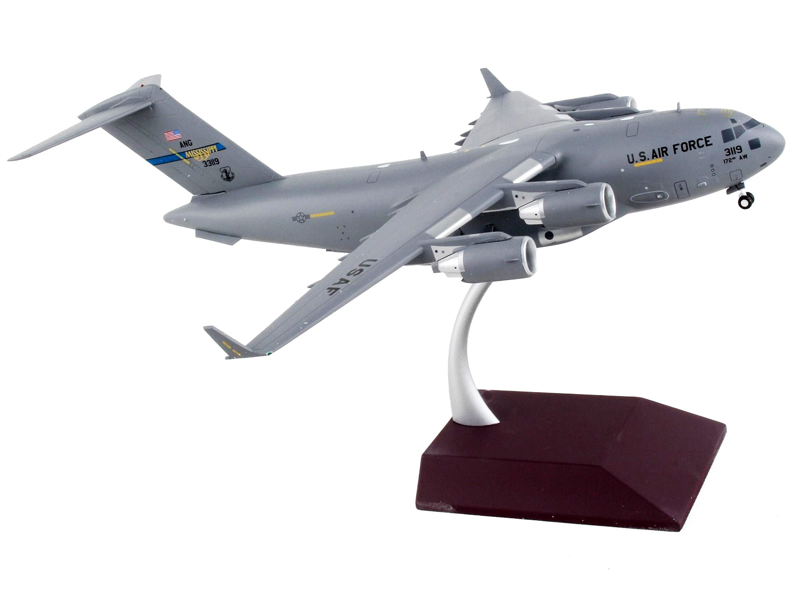 Boeing C-17 Globemaster III Transport Aircraft "Mississippi Air National Guard" United States Air Force "Gemini 200" Series 1/200 Diecast Model Airplane by GeminiJets - Premium Boeing from GeminiJets - Just $153.99! Shop now at Rapidvehicles