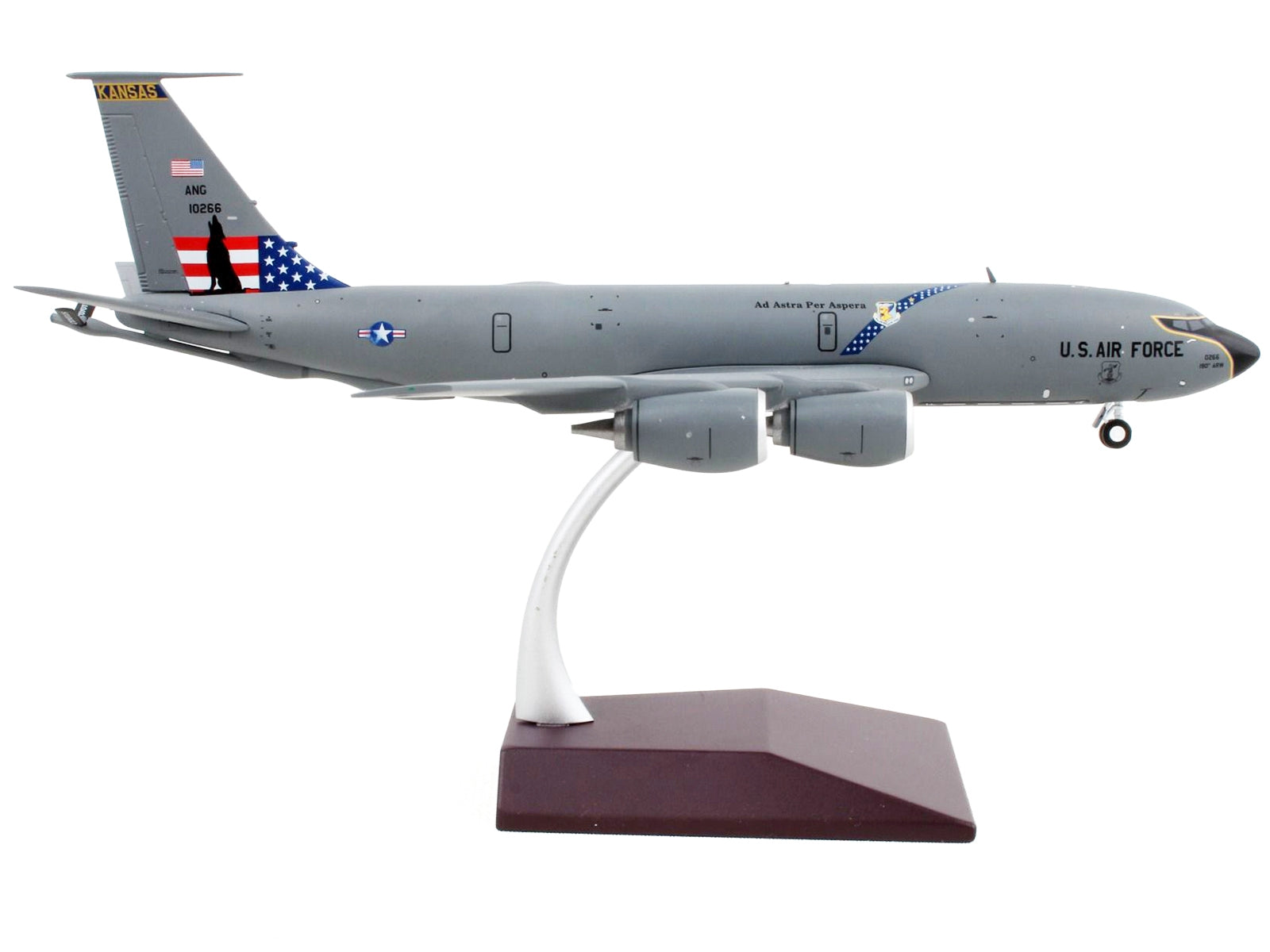 Boeing KC-135 Stratotanker Tanker Aircraft "Kansas Air National Guard" United States Air Force "Gemini 200" Series 1/200 Diecast Model Airplane by GeminiJets - Premium Boeing from GeminiJets - Just $127.99! Shop now at Rapidvehicles