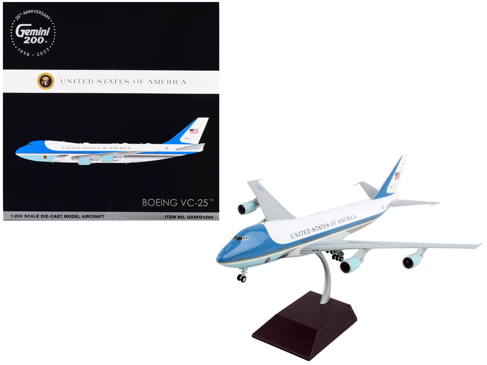 Boeing VC-25 Commercial Aircraft "Air Force One - United States - Premium Boeing from GeminiJets - Just $286.99! Shop now at Rapidvehicles