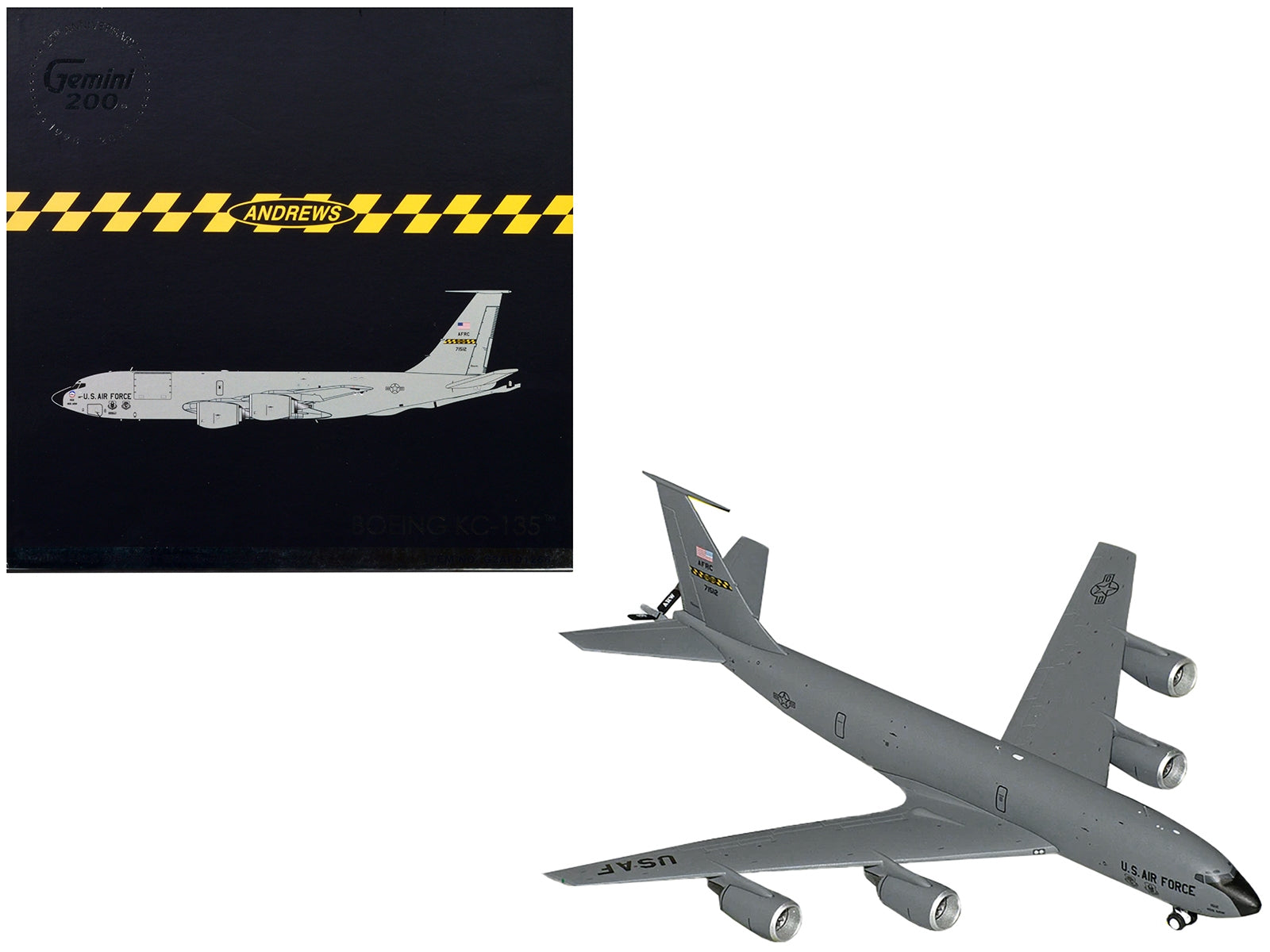 Boeing KC-135 Stratotanker Tanker Aircraft "459th ARW 756th ARS Andrews Air Force Base" United States Air Force "Gemini 200" Series 1/200 Diecast Model Airplane by GeminiJets - Premium Boeing from GeminiJets - Just $126.99! Shop now at Rapidvehicles