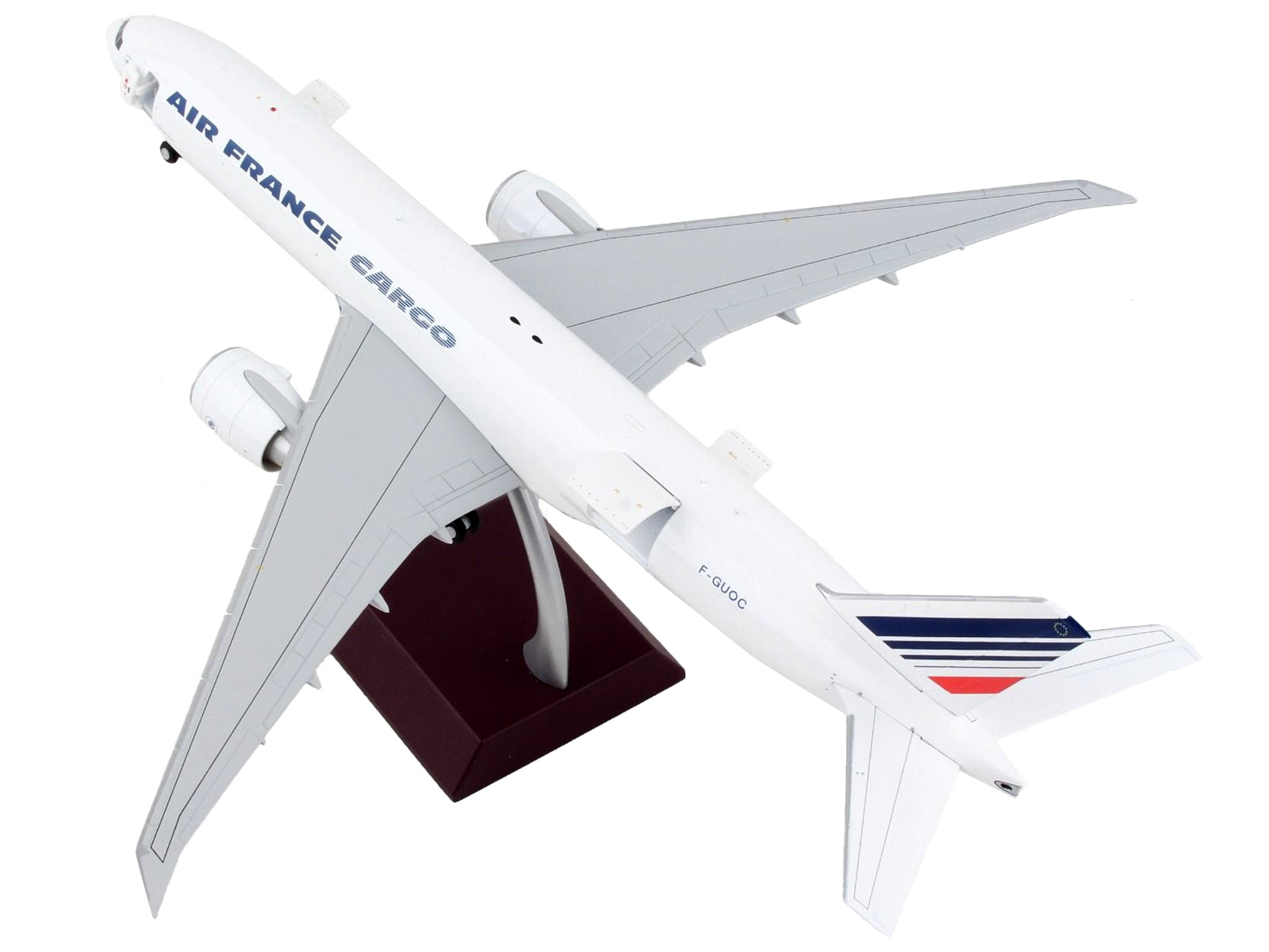 Boeing 777F Commercial Aircraft "Air France Cargo" White with Striped Tail "Gemini 200 - Interactive" Series 1/200 Diecast Model Airplane by GeminiJets - Premium Boeing from GeminiJets - Just $168.99! Shop now at Rapidvehicles