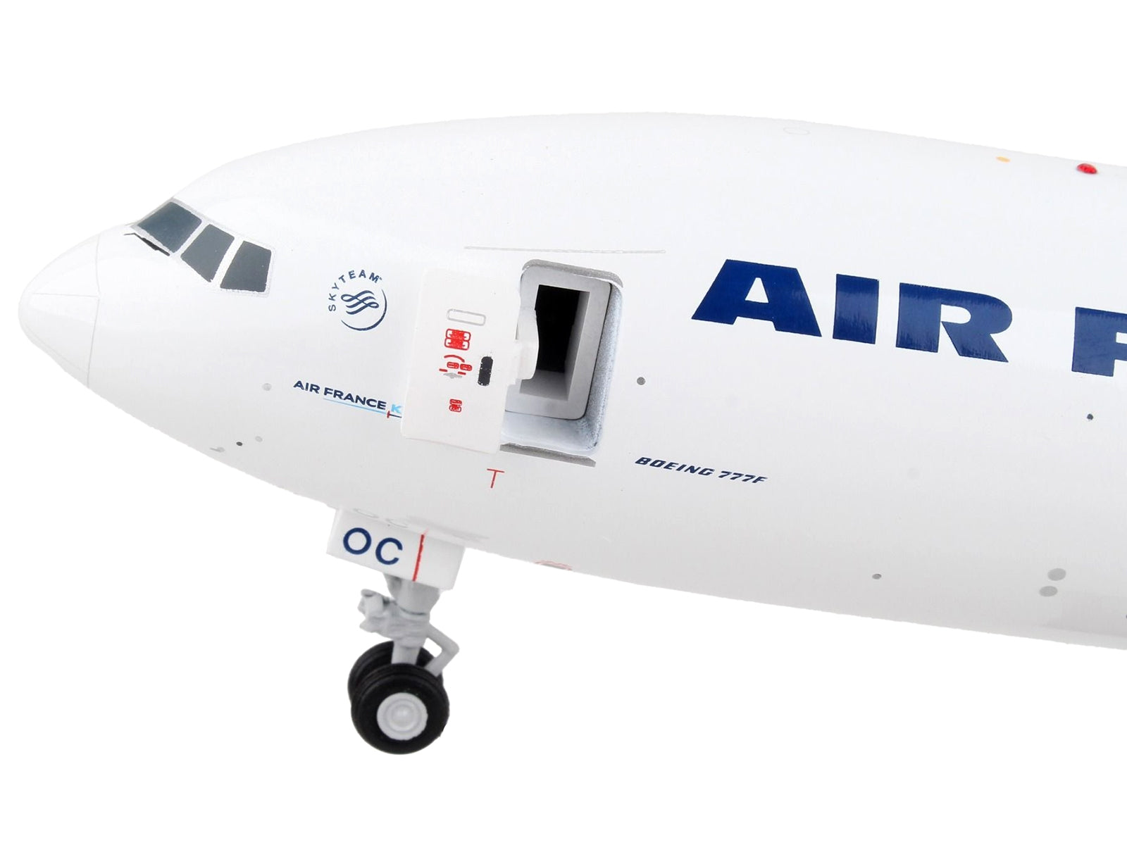 Boeing 777F Commercial Aircraft "Air France Cargo" White with Striped Tail "Gemini 200 - Interactive" Series 1/200 Diecast Model Airplane by GeminiJets - Premium Boeing from GeminiJets - Just $168.99! Shop now at Rapidvehicles