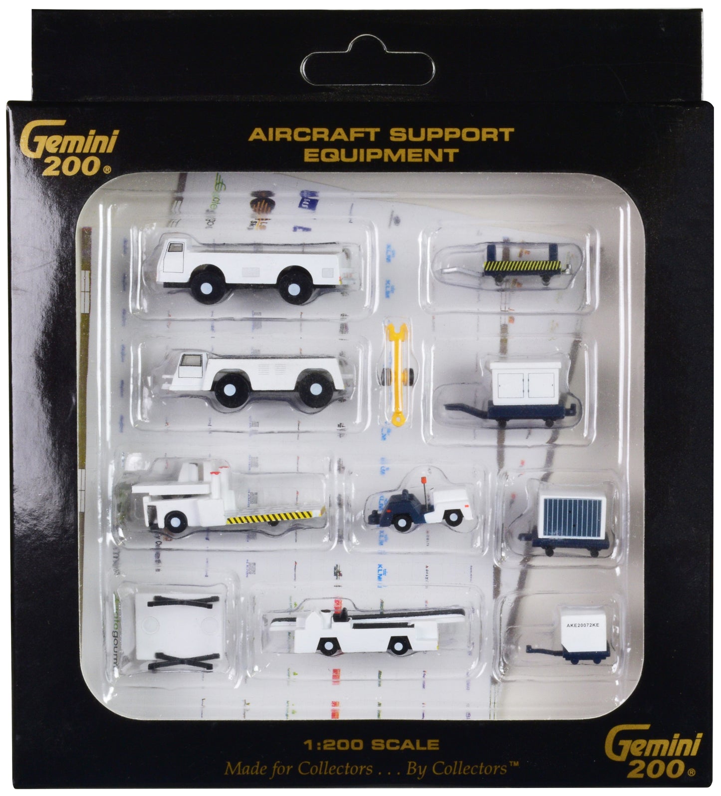 Airport Support Equipment Set of 10 pieces "Gemini 200" Series - Premium Other from GeminiJets - Just $67.99! Shop now at Rapidvehicles