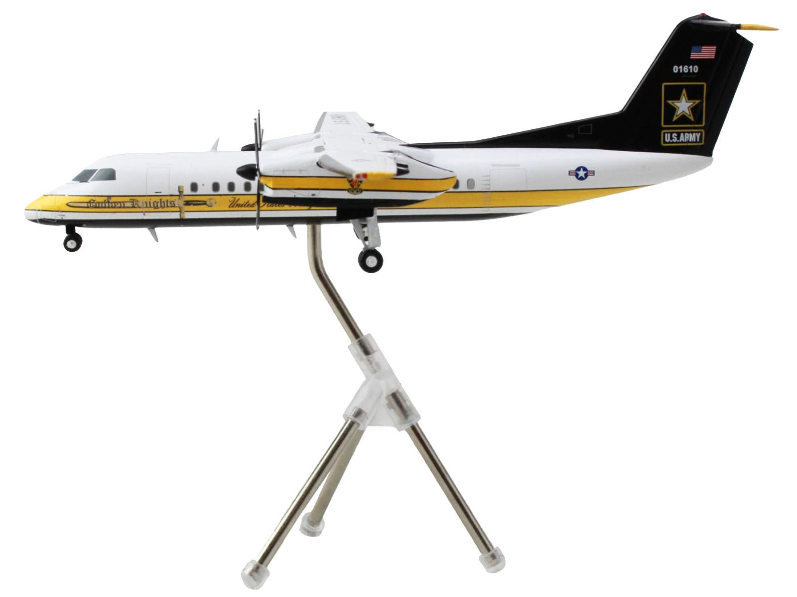 Bombardier C-147A Transport Aircraft "Golden Knights Parachute - Premium Bombardier from GeminiJets - Just $108.89! Shop now at Rapidvehicles