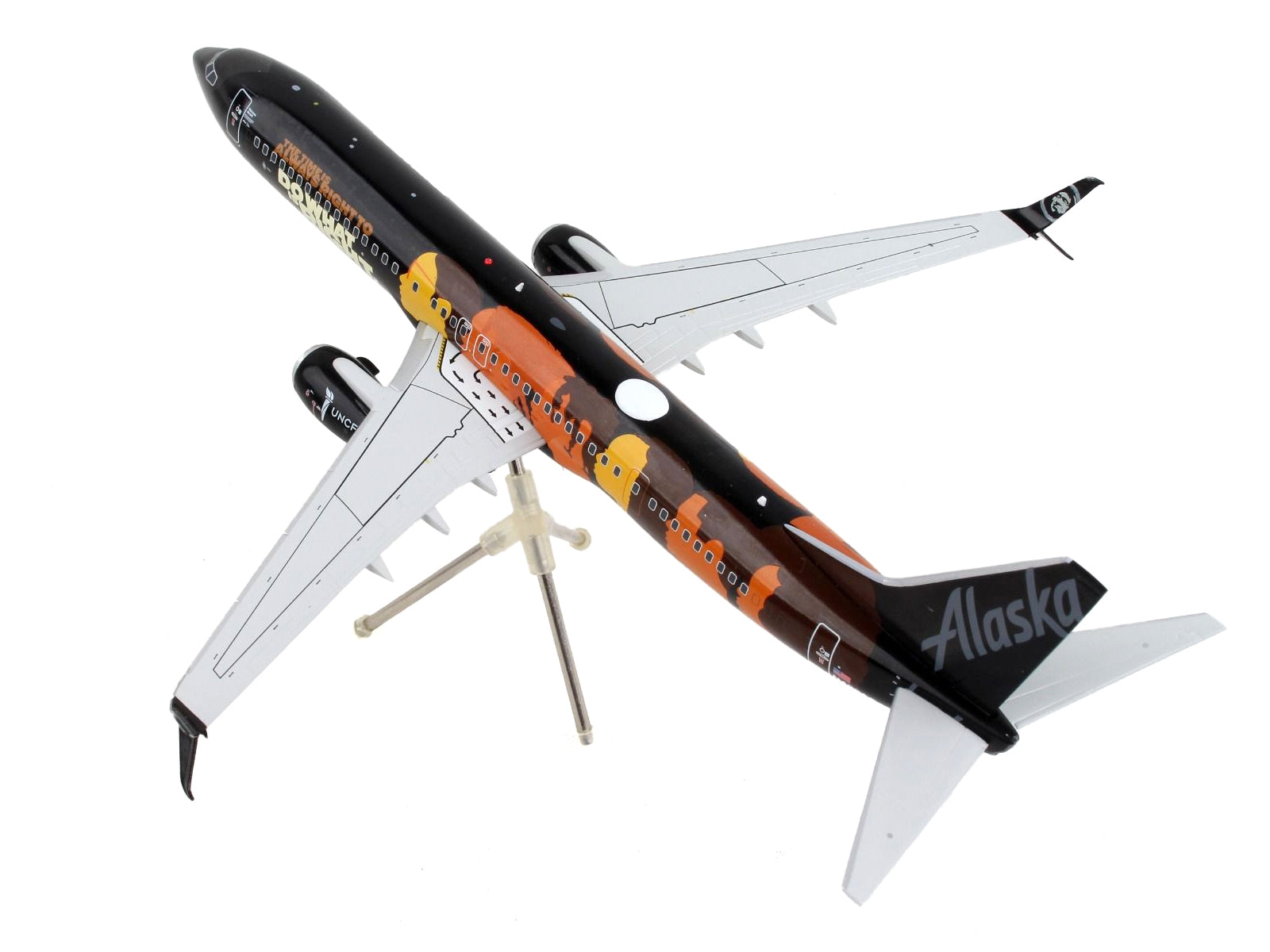 Boeing 737-900ER Commercial Aircraft "Alaska Airlines - Our Commitment" Black with Graphics "Gemini 200" Series 1/200 Diecast Model Airplane by GeminiJets - Premium Boeing from GeminiJets - Just $123.99! Shop now at Rapidvehicles