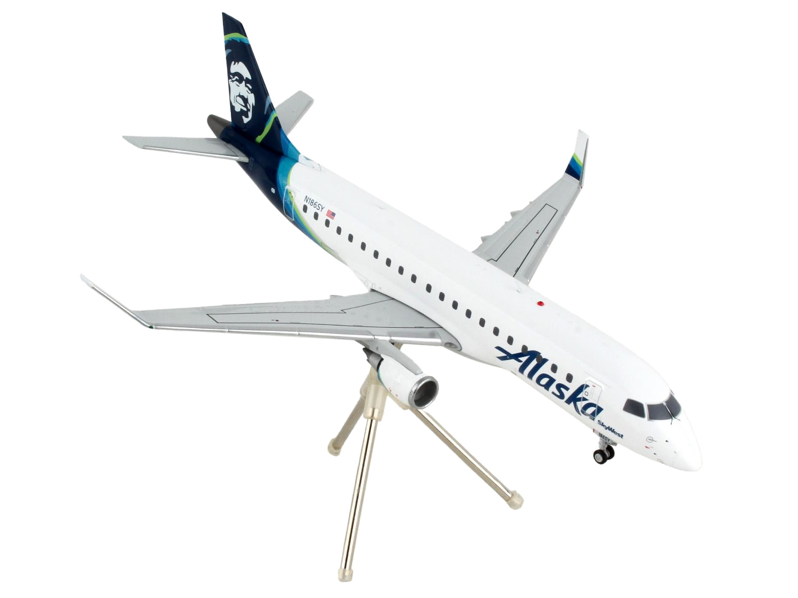 Embraer ERJ-175 Commercial Aircraft "Alaska Airlines" White with Blue Tail "Gemini 200" Series 1/200 Diecast Model Airplane by GeminiJets - Premium Embraer from GeminiJets - Just $117.99! Shop now at Rapidvehicles