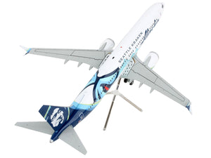 Boeing 737 MAX 9 Commercial Aircraft "Alaska Airlines - Seattle Kraken" White with Blue Tail "Gemini 200" Series 1/200 Diecast Model Airplane by GeminiJets - Premium Boeing from GeminiJets - Just $123.99! Shop now at Rapidvehicles