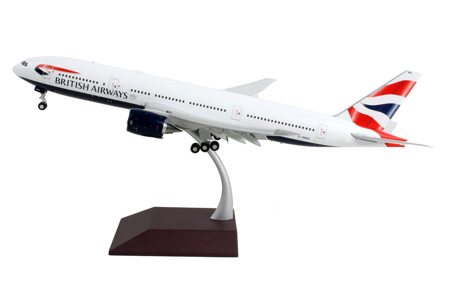 Boeing 777-200ER Commercial Aircraft with Flaps Down "British - Premium Boeing from GeminiJets - Just $193.49! Shop now at Rapidvehicles