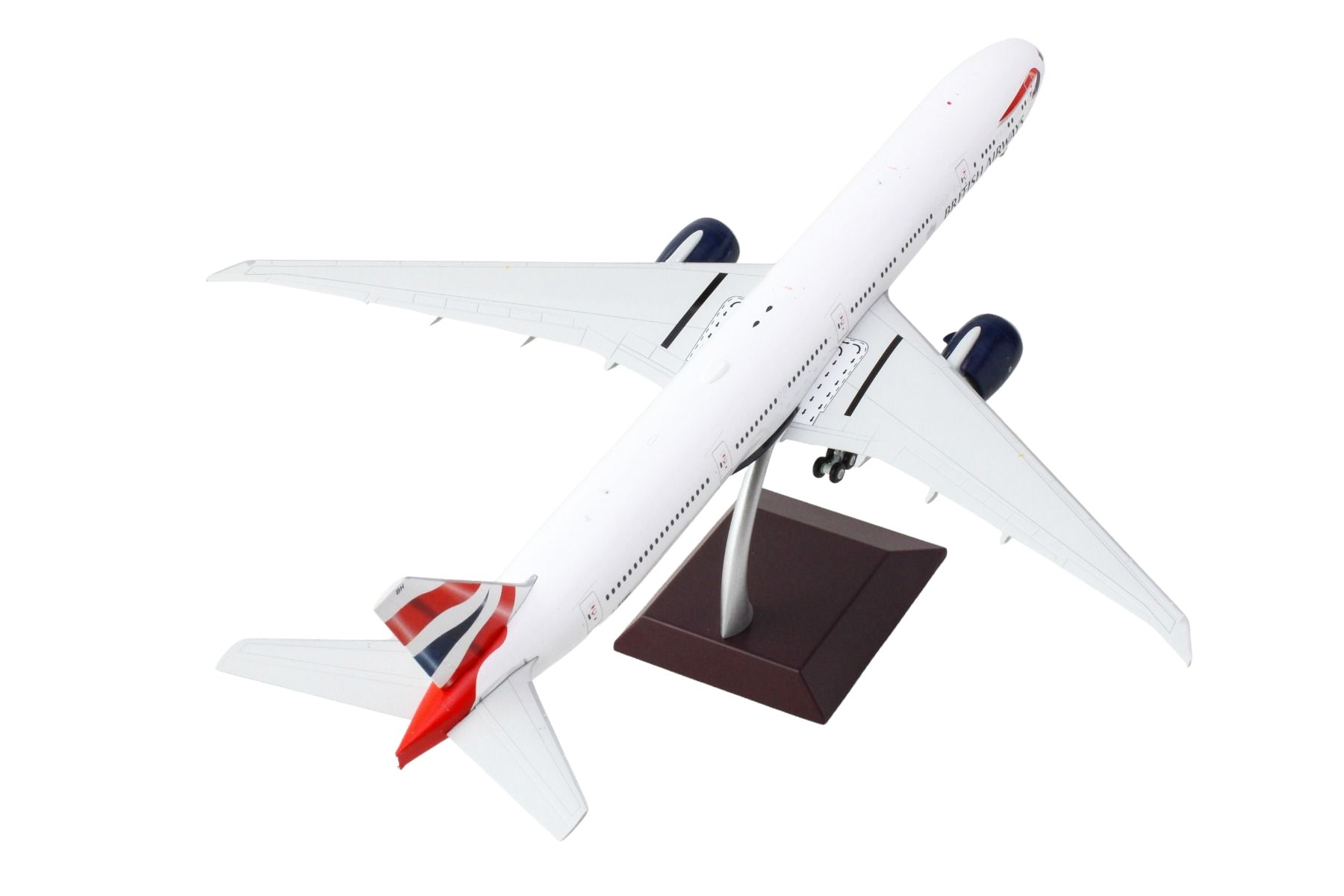 Boeing 777-300ER Commercial Aircraft "British Airways" (G-STBH) White with Striped Tail "Gemini 200" Series 1/200 Diecast Model Airplane by GeminiJets - Premium Boeing from GeminiJets - Just $169.99! Shop now at Rapidvehicles