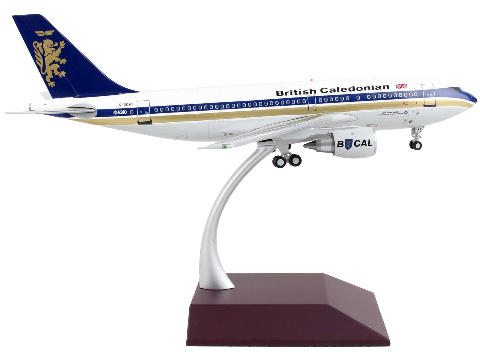 Airbus A310-200 Commercial Aircraft "British Caledonian" White - Premium Aircrafts and War Planes from GeminiJets - Just $182.99! Shop now at Rapidvehicles