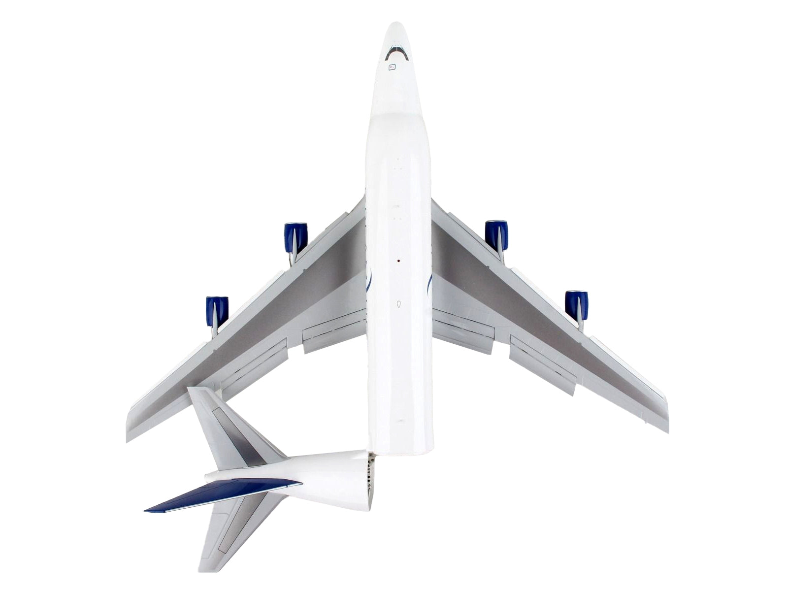 Boeing 747LCF Commercial Aircraft with Flaps Down "Dreamlifter" White with Blue Tail "Gemini 200" Series 1/200 Diecast Model Airplane by GeminiJets - Premium Boeing from GeminiJets - Just $218.99! Shop now at Rapidvehicles