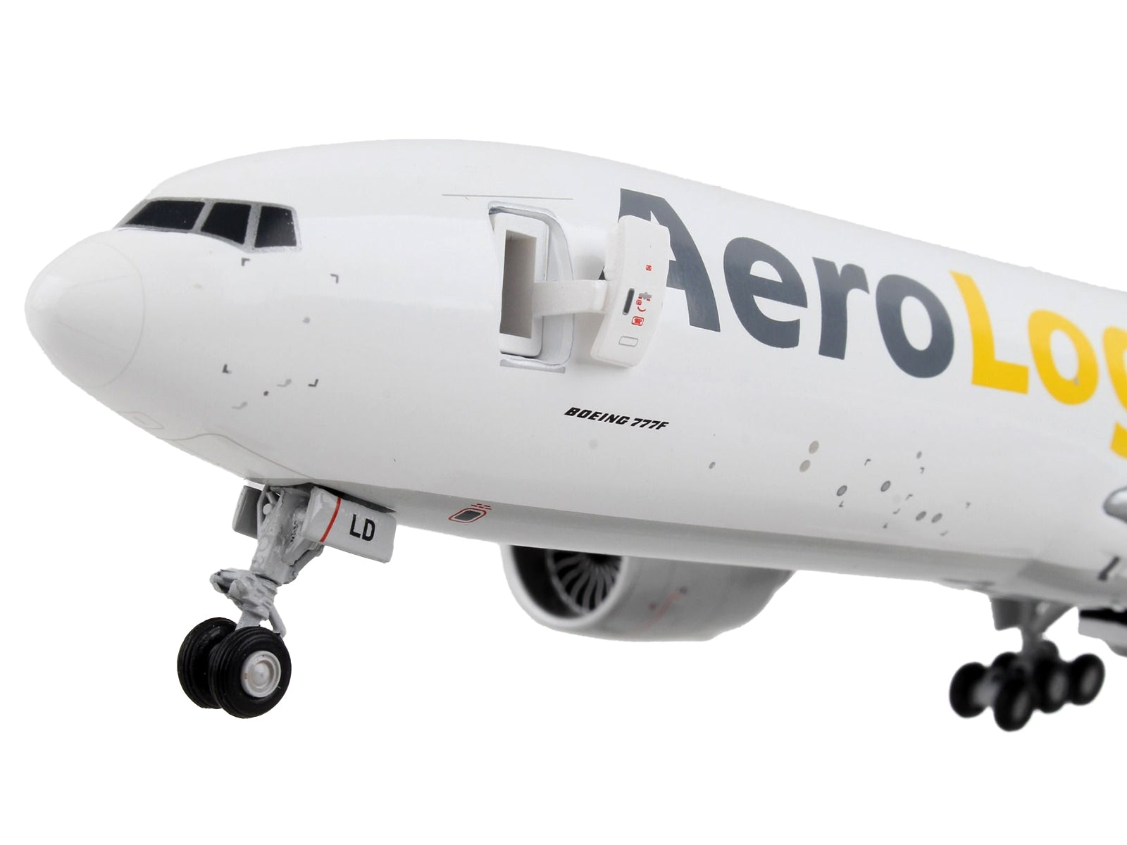 Boeing 777F Commercial Aircraft "AeroLogic" White "Gemini 200 - Interactive" Series 1/200 Diecast Model Airplane by GeminiJets - Premium Boeing from GeminiJets - Just $168.99! Shop now at Rapidvehicles