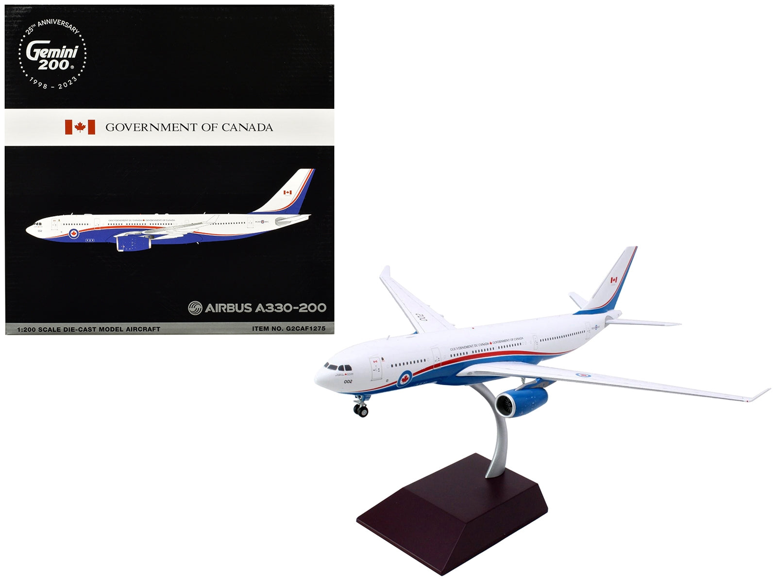 Airbus A330-200 Commercial Aircraft "Government of Canada - Royal - Premium Airbus from GeminiJets - Just $208.99! Shop now at Rapidvehicles