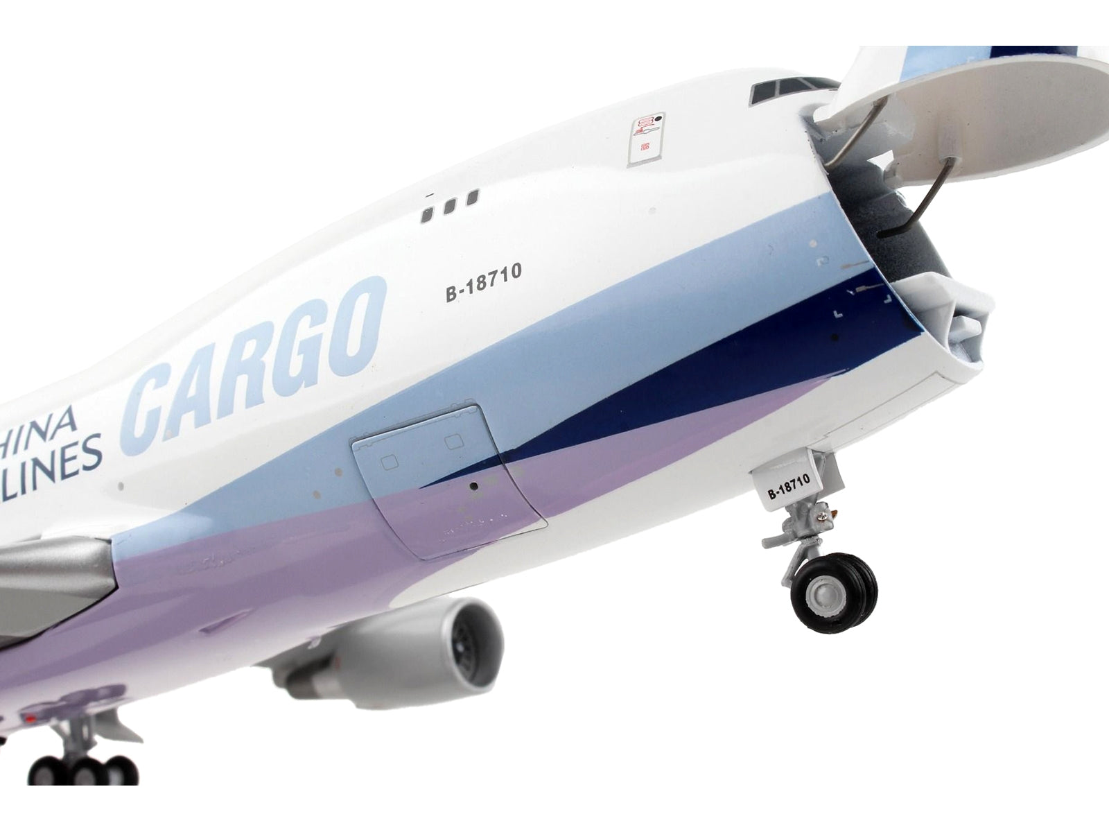 Boeing 747-400F Commercial Aircraft "China Airlines Cargo" White with Purple Tail "Gemini 200 - Interactive" Series 1/200 Diecast Model Airplane by GeminiJets - Premium Boeing from GeminiJets - Just $202.99! Shop now at Rapidvehicles