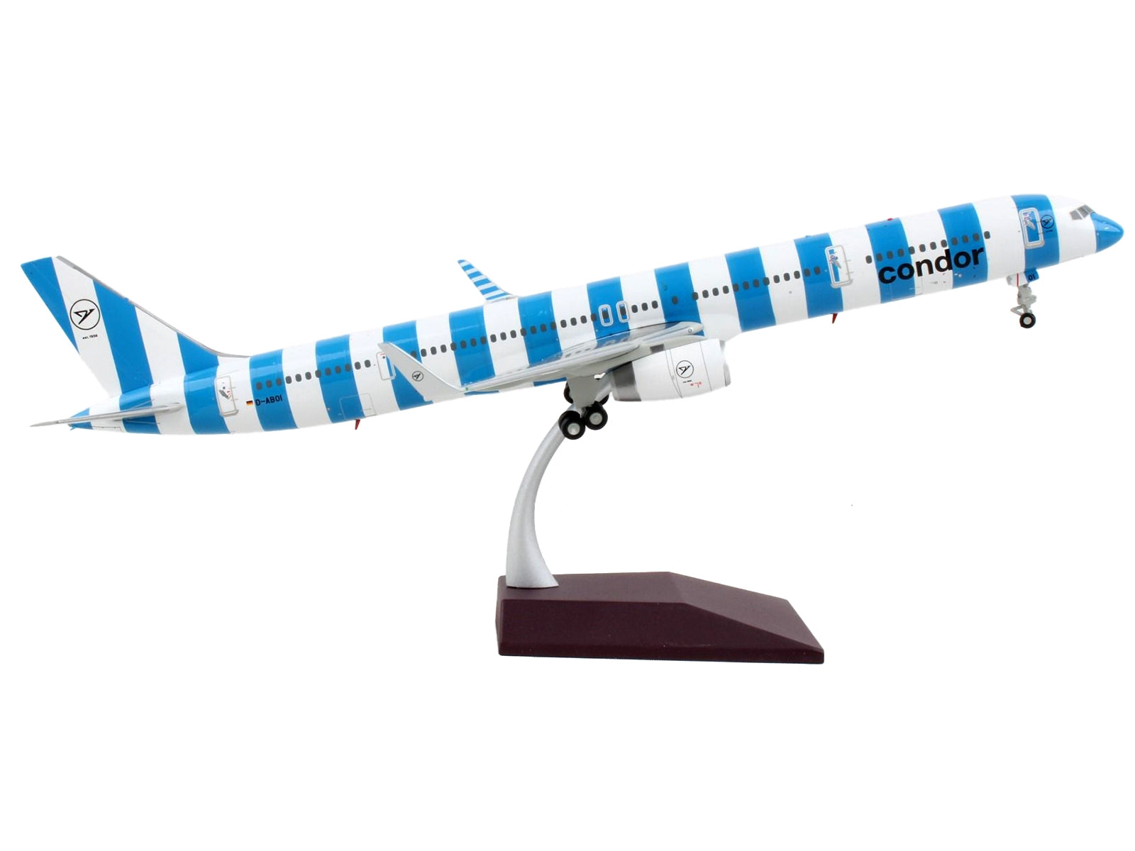 Boeing 757-300 Commercial Aircraft "Condor Airlines" Blue and White Stripes "Gemini 200" Series 1/200 Diecast Model Airplane by GeminiJets - Premium Boeing from GeminiJets - Just $126.99! Shop now at Rapidvehicles