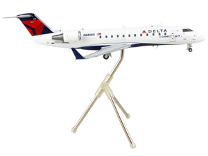 Bombardier CRJ200 Commercial Aircraft "Delta Air Lines - Delta Connection" White with Blue and Red Tail "Gemini 200" Series 1/200 Diecast Model Airplane by GeminiJets - Premium Bombardier from GeminiJets - Just $103.99! Shop now at Rapidvehicles