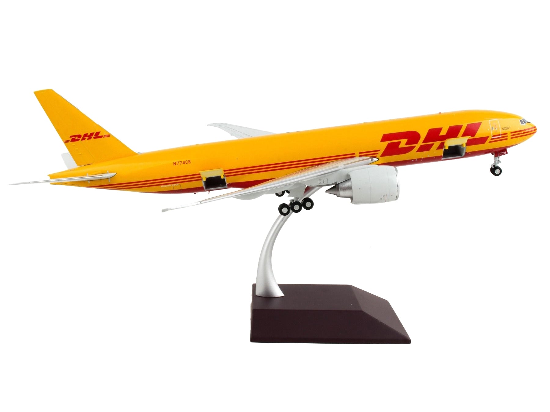 Boeing 777F Commercial Aircraft "DHL" Yellow "Gemini 200 - - Premium Boeing from GeminiJets - Just $213.99! Shop now at Rapidvehicles