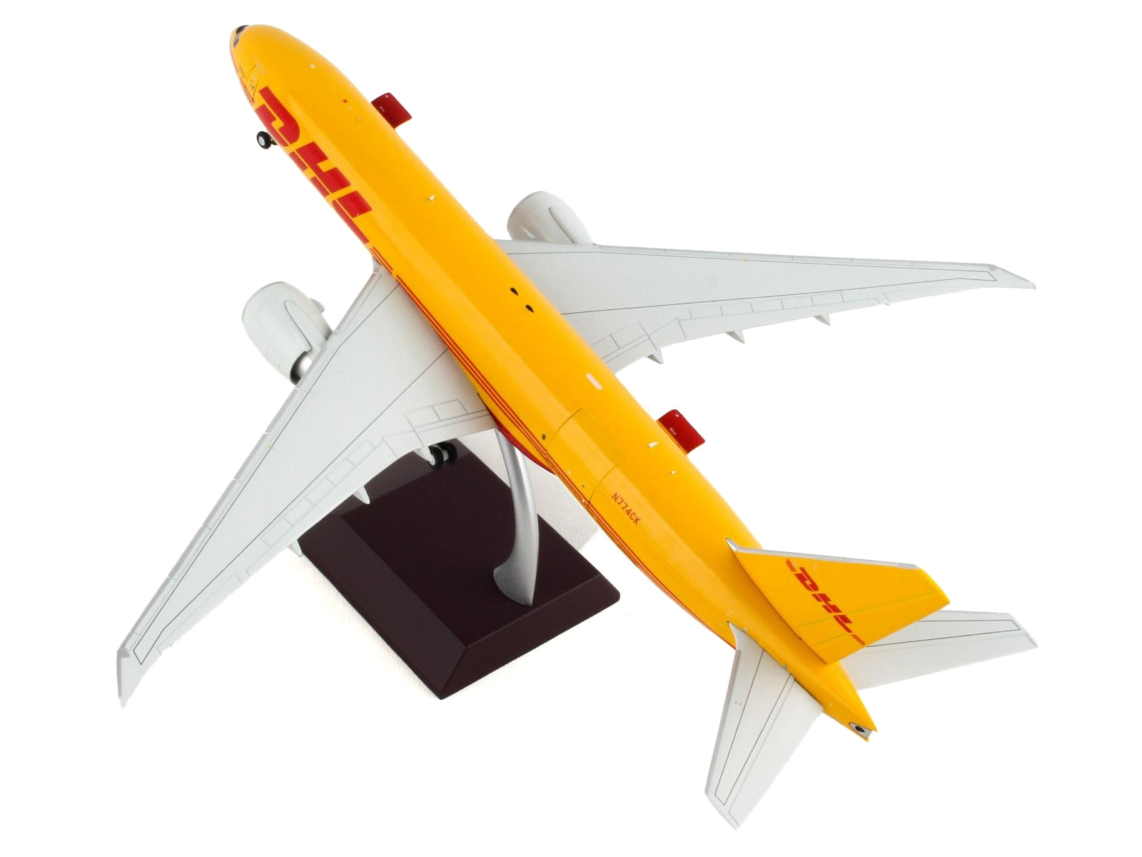 Boeing 777F Commercial Aircraft "DHL" Yellow "Gemini 200 - Interactive" Series 1/200 Diecast Model Airplane by GeminiJets - Premium Boeing from GeminiJets - Just $168.99! Shop now at Rapidvehicles