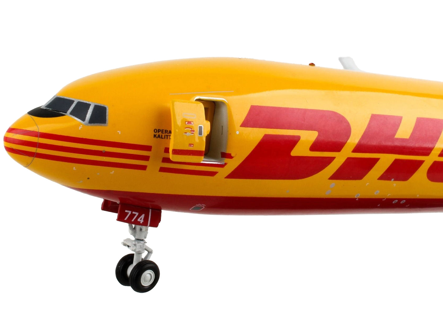 Boeing 777F Commercial Aircraft "DHL" Yellow "Gemini 200 - - Premium Boeing from GeminiJets - Just $213.99! Shop now at Rapidvehicles