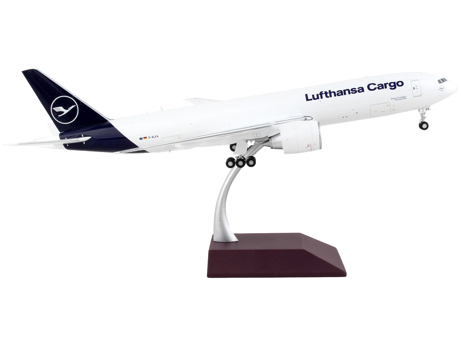 Boeing 777F Commercial Aircraft "Lufthansa Cargo" White with Blue Tail "Gemini 200" Series 1/200 Diecast Model Airplane by GeminiJets - Premium Boeing from GeminiJets - Just $163.99! Shop now at Rapidvehicles