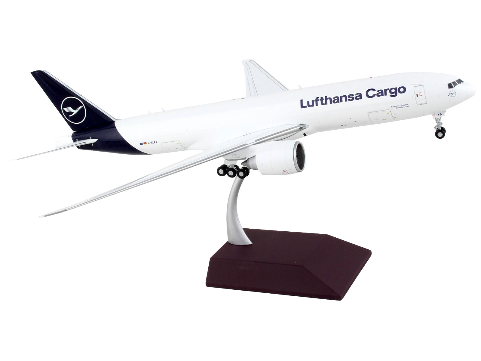 Boeing 777F Commercial Aircraft "Lufthansa Cargo" White with Blue Tail "Gemini 200 - Interactive" Series 1/200 Diecast Model Airplane by GeminiJets - Premium Boeing from GeminiJets - Just $168.99! Shop now at Rapidvehicles