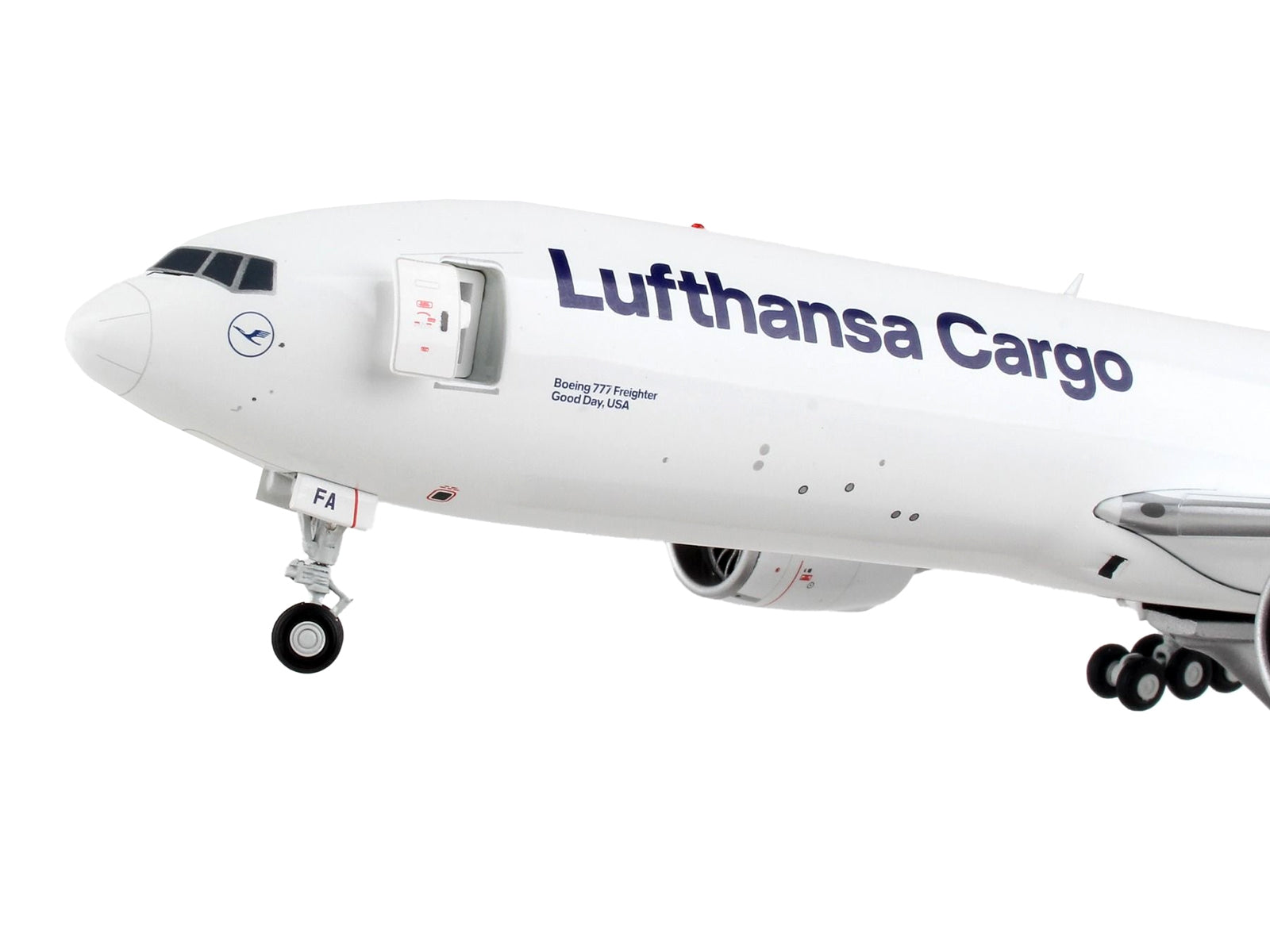 Boeing 777F Commercial Aircraft "Lufthansa Cargo" White with Blue Tail "Gemini 200 - Interactive" Series 1/200 Diecast Model Airplane by GeminiJets - Premium Boeing from GeminiJets - Just $168.99! Shop now at Rapidvehicles