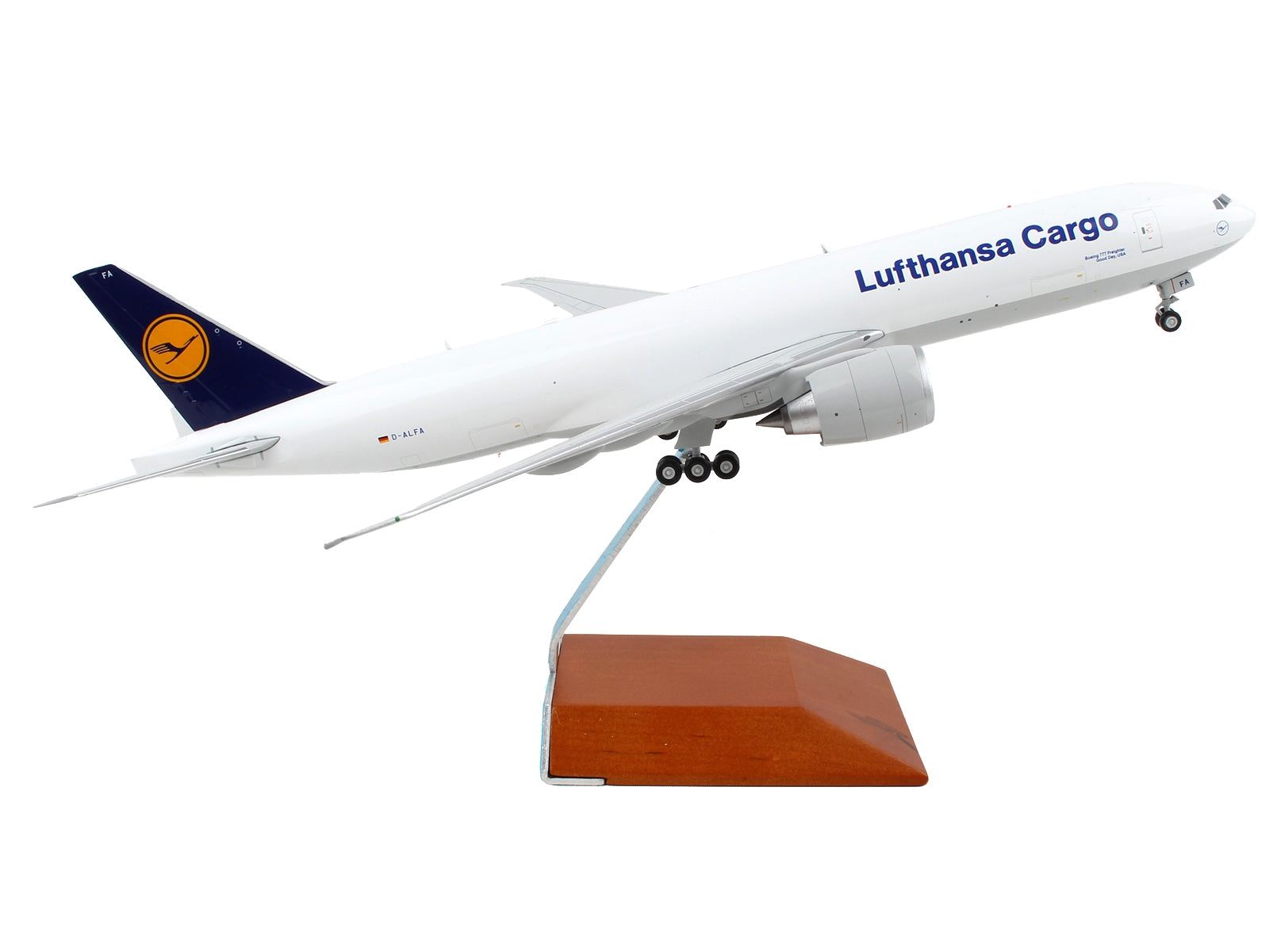 Boeing 777-200F Commercial Aircraft "Lufthansa Cargo" White with Blue Tail "Gemini 200" Series 1/200 Diecast Model Airplane by GeminiJets - Premium Boeing from GeminiJets - Just $163.99! Shop now at Rapidvehicles