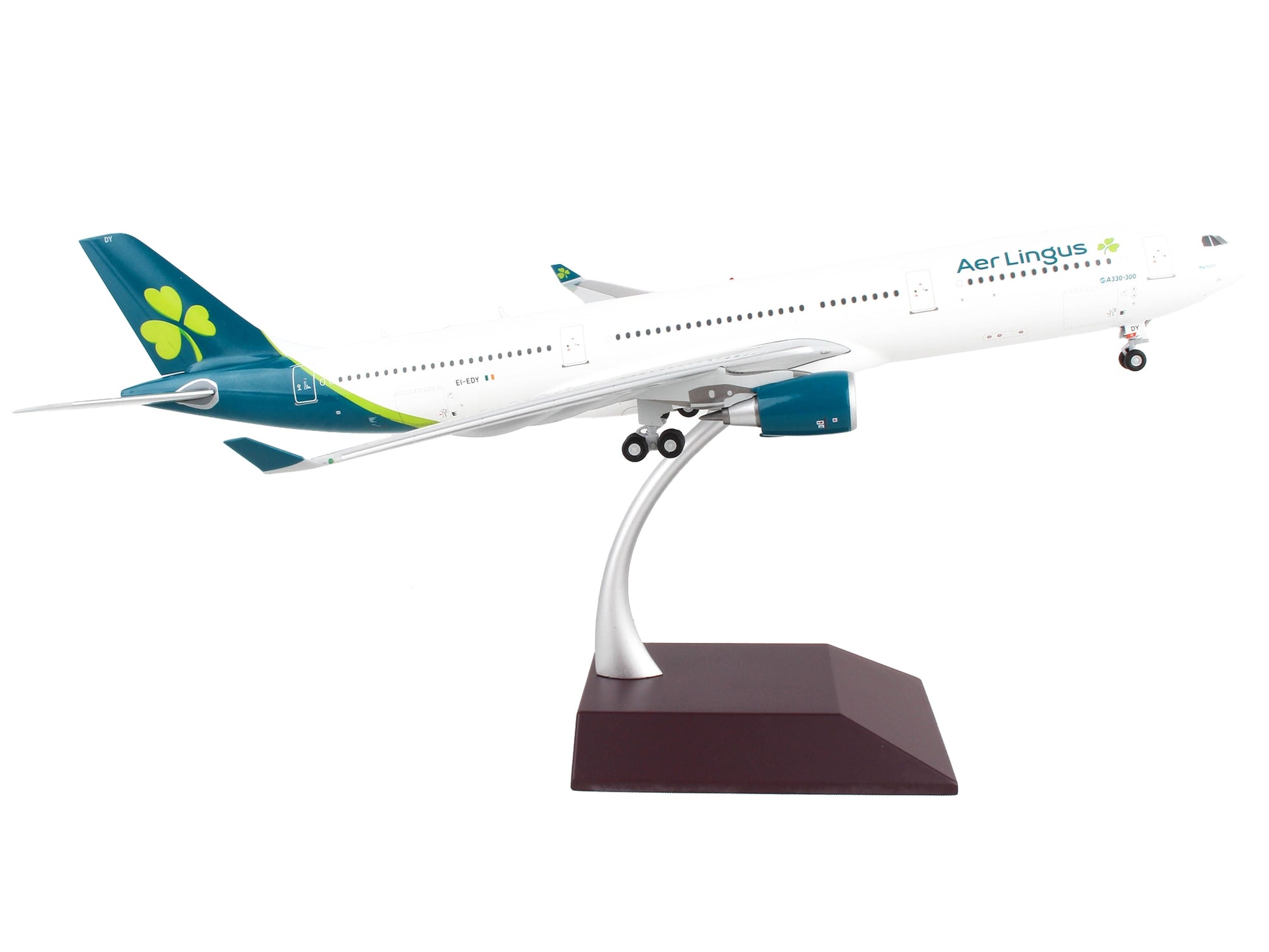 Airbus A330-300 Commercial Aircraft "Aer Lingus" White with Teal - Premium Aircrafts and War Planes from GeminiJets - Just $188.09! Shop now at Rapidvehicles