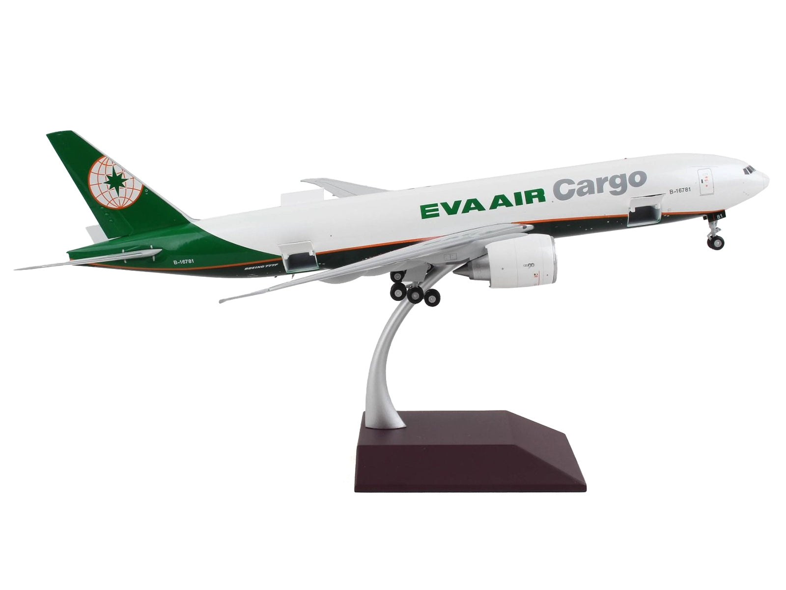 Boeing 777F Commercial Aircraft "Eva Air Cargo" White with Green Tail "Gemini 200 - Interactive" Series 1/200 Diecast Model Airplane by GeminiJets - Premium Boeing from GeminiJets - Just $168.99! Shop now at Rapidvehicles