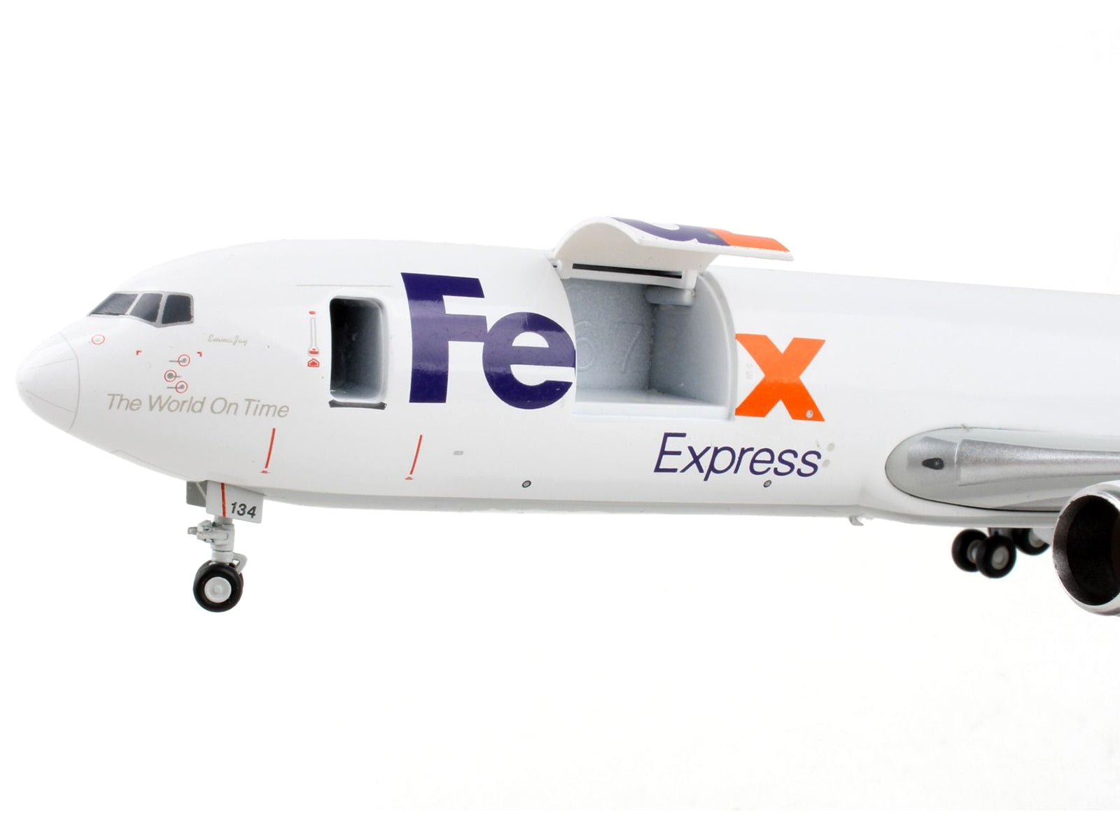 Boeing 767-300F Commercial Aircraft "Federal Express" White with Purple Tail "Interactive Series" 1/200 Diecast Model Airplane by GeminiJets - Premium Boeing from GeminiJets - Just $141.99! Shop now at Rapidvehicles