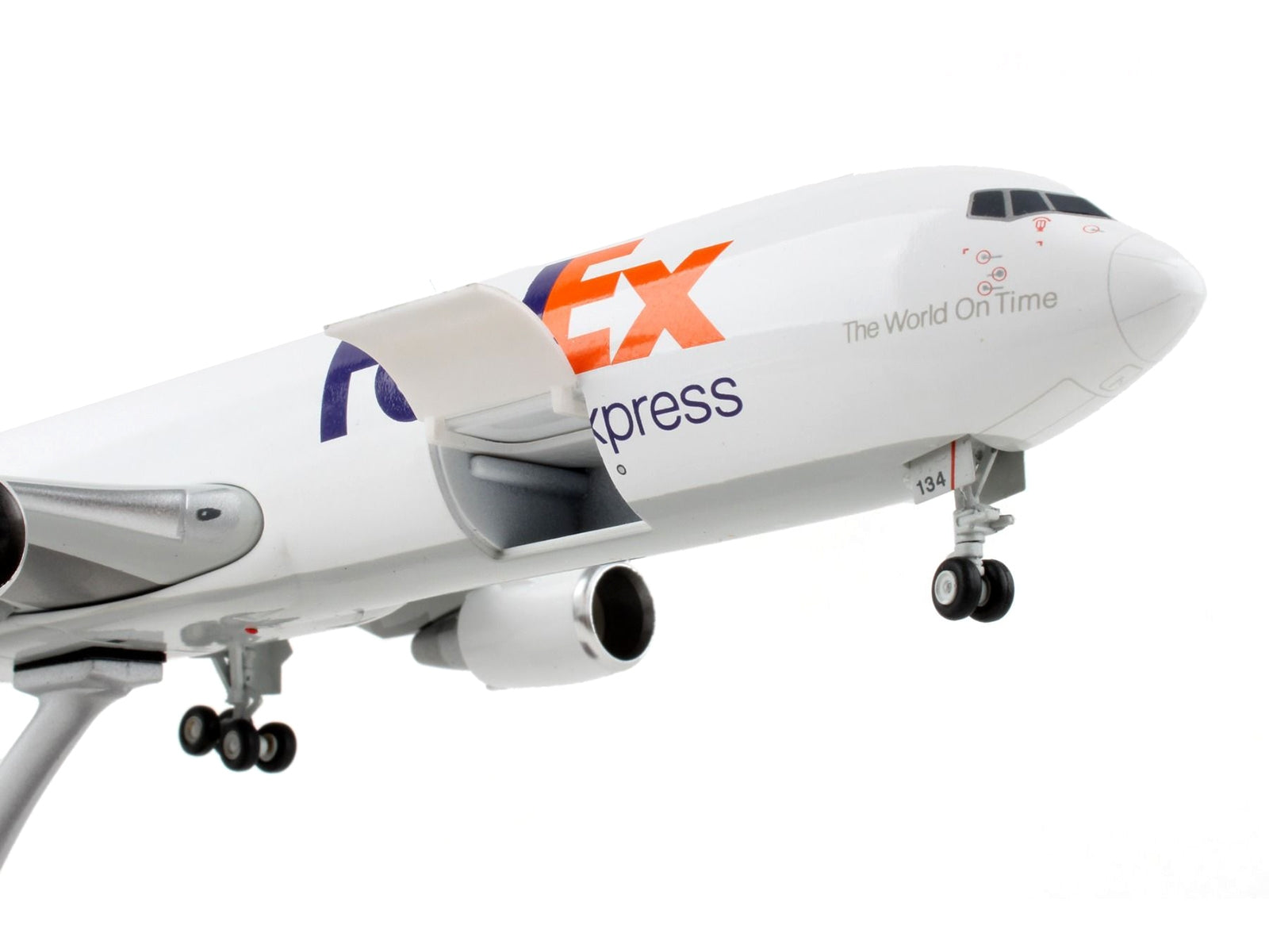 Boeing 767-300F Commercial Aircraft "Federal Express" White with Purple Tail "Interactive Series" 1/200 Diecast Model Airplane by GeminiJets - Premium Boeing from GeminiJets - Just $141.99! Shop now at Rapidvehicles