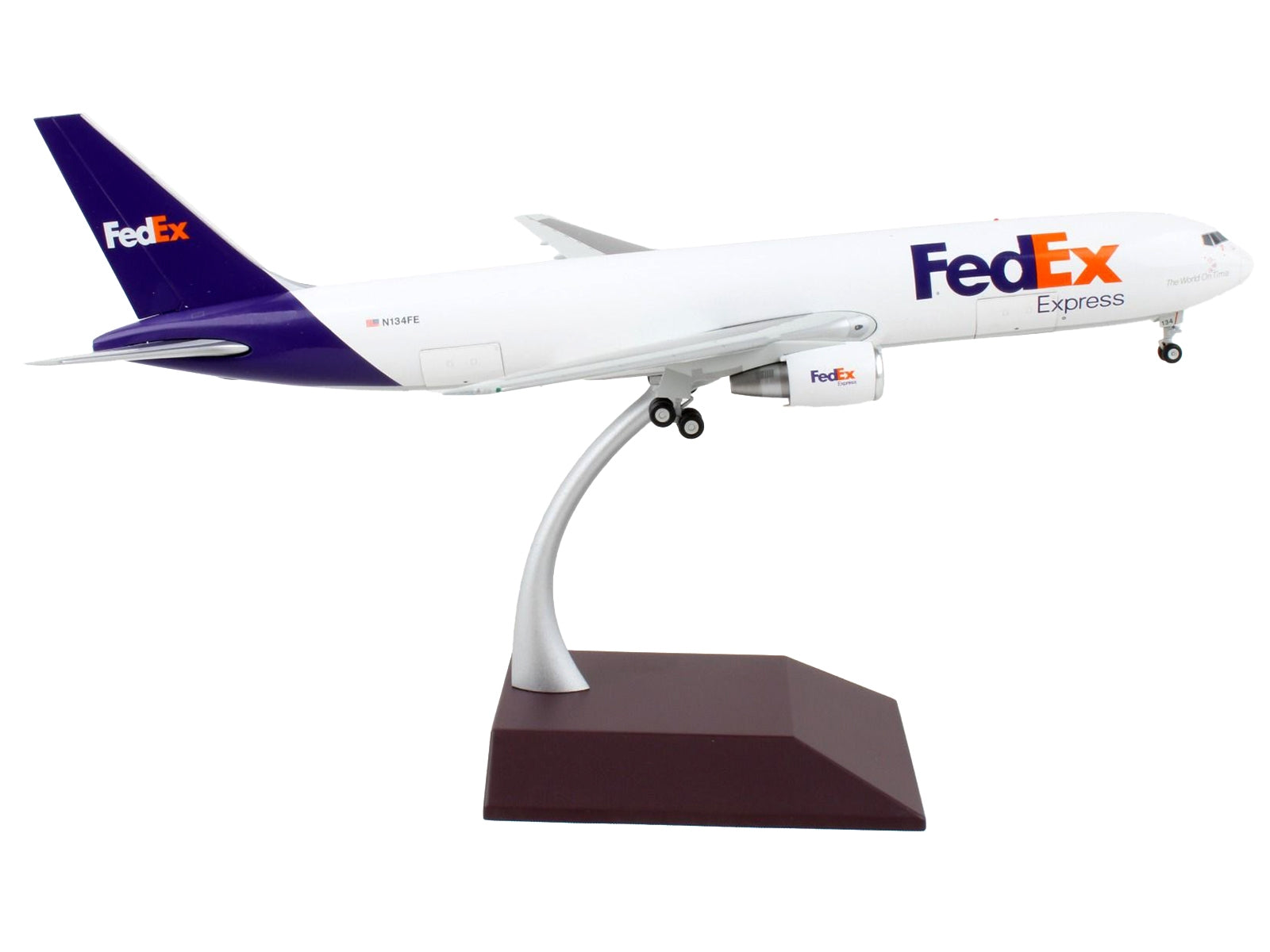 Boeing 767-300F Commercial Aircraft "Federal Express" White with Purple Tail "Interactive Series" 1/200 Diecast Model Airplane by GeminiJets - Premium Boeing from GeminiJets - Just $141.99! Shop now at Rapidvehicles