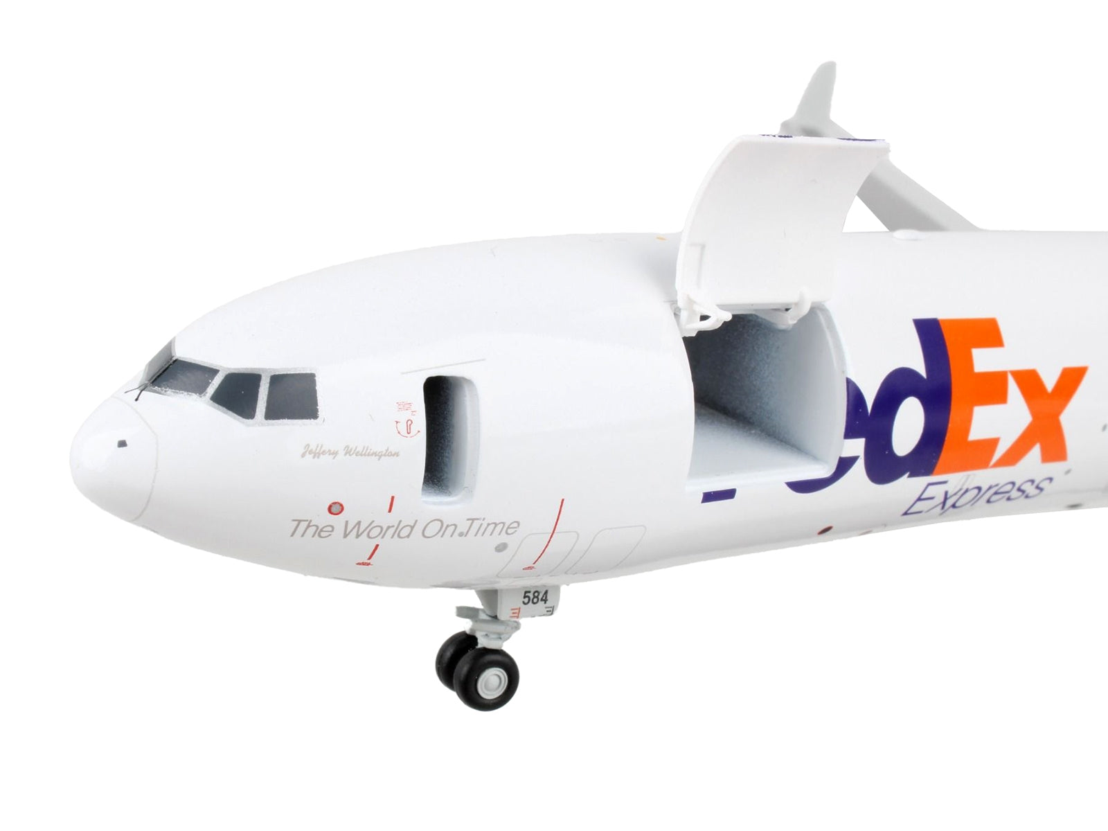 McDonnell Douglas MD-11F Commercial Aircraft "Federal Express" White with Purple Tail "Interactive Series" 1/200 Diecast Model Airplane by GeminiJets - Premium McDonnell Douglas from GeminiJets - Just $176.81! Shop now at Rapidvehicles