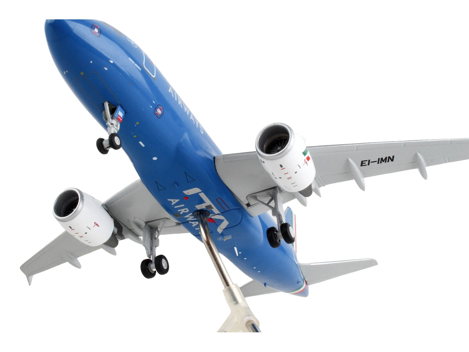 Airbus A319 Commercial Aircraft "ITA Airways" Blue with Tail - Premium Aircrafts and War Planes from GeminiJets - Just $129.59! Shop now at Rapidvehicles