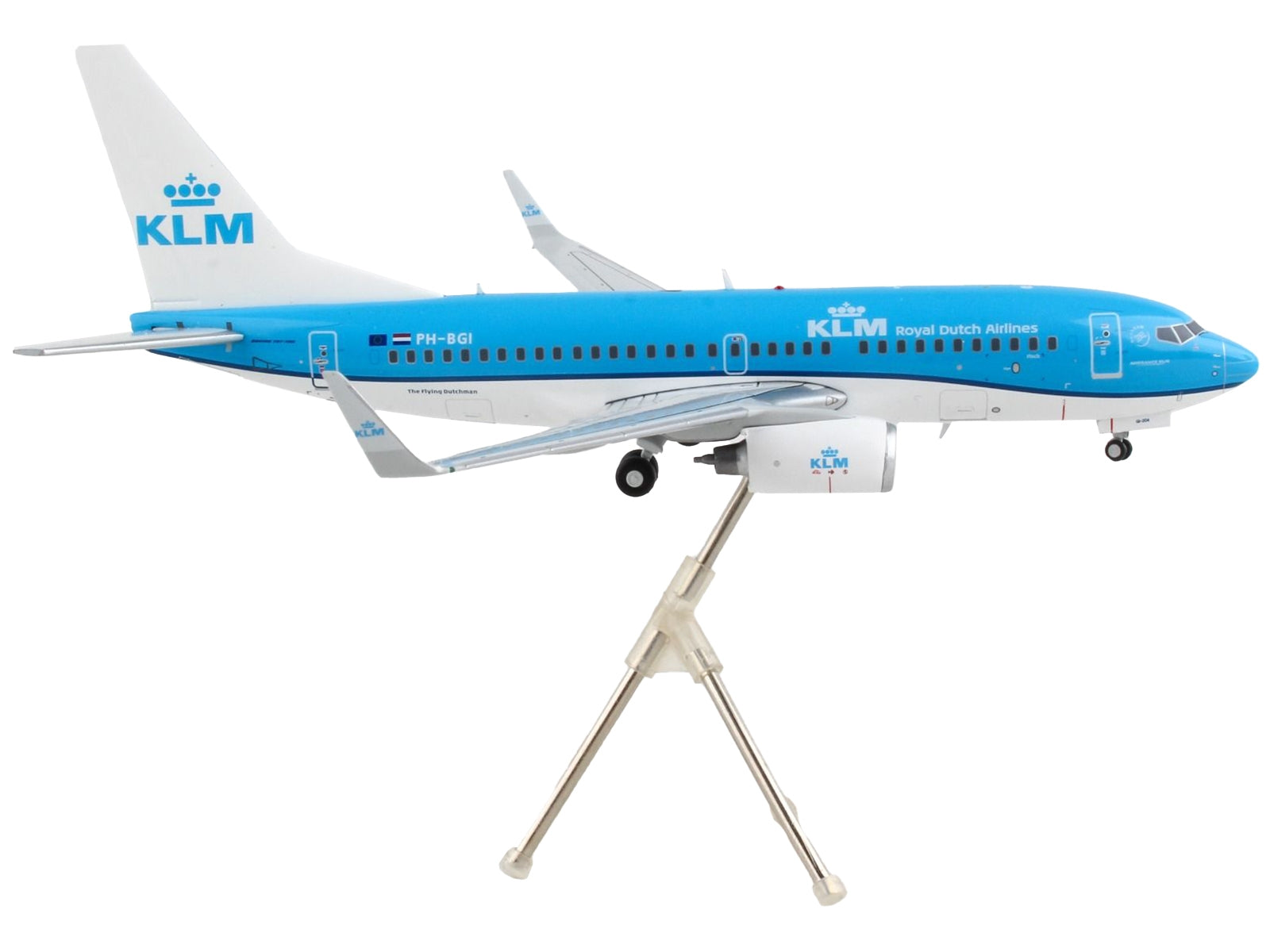 Boeing 737-700 Commercial Aircraft "KLM Royal Dutch Airlines" Blue with White Tail "Gemini 200" Series 1/200 Diecast Model Airplane by GeminiJets - Premium Boeing from GeminiJets - Just $123.99! Shop now at Rapidvehicles