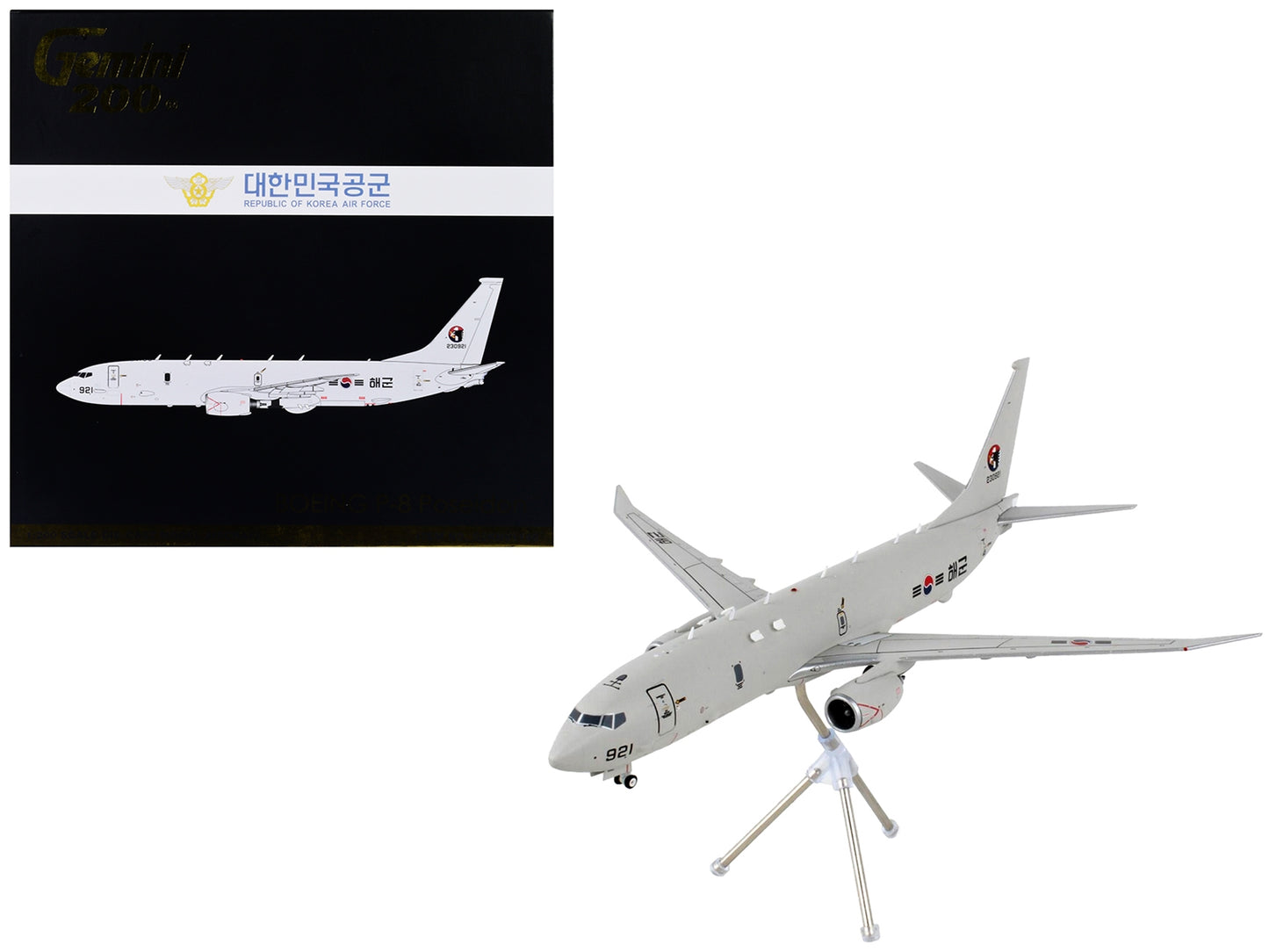 Boeing P-8 Poseidon Patrol Aircraft "Republic of Korea Air Force" - Premium Boeing from GeminiJets - Just $148.99! Shop now at Rapidvehicles