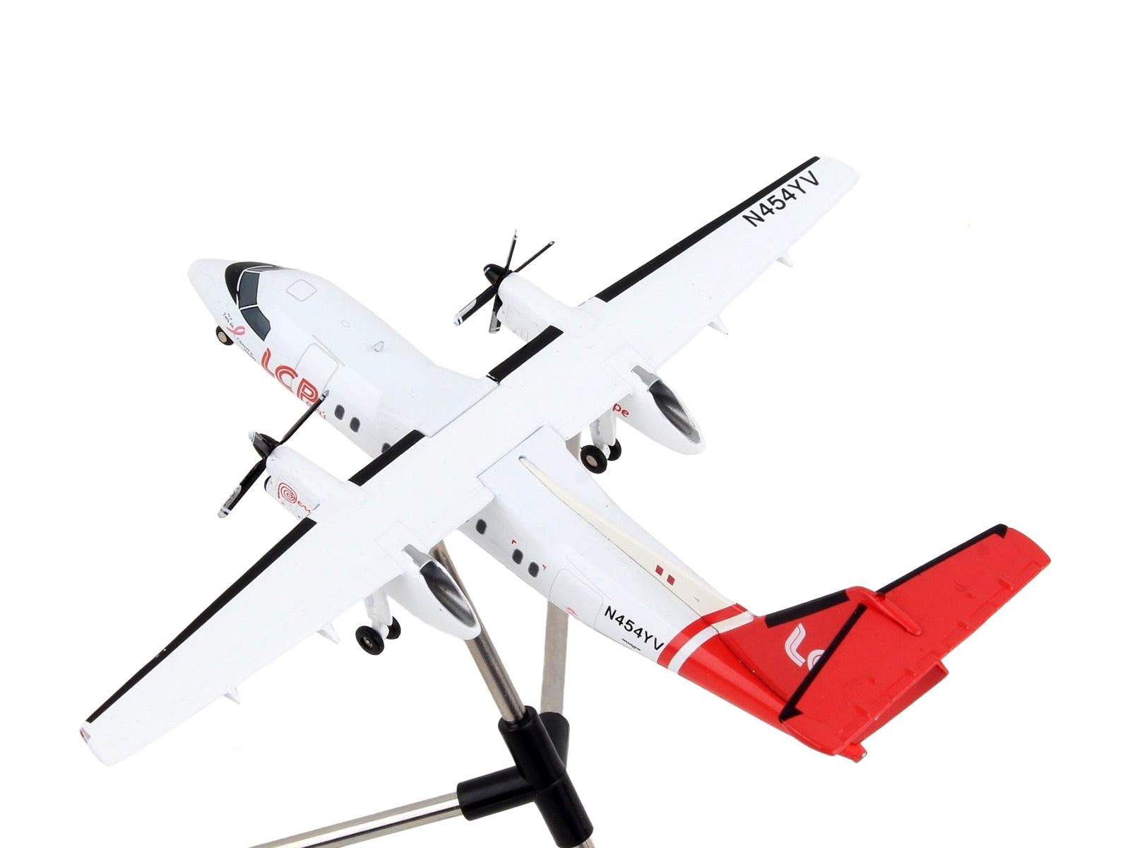 Bombardier Dash 8-200 Commercial Aircraft "LC Peru" White with Red Tail "Gemini 200" Series 1/200 Diecast Model Airplane by GeminiJets - Premium Bombardier from GeminiJets - Just $97.99! Shop now at Rapidvehicles