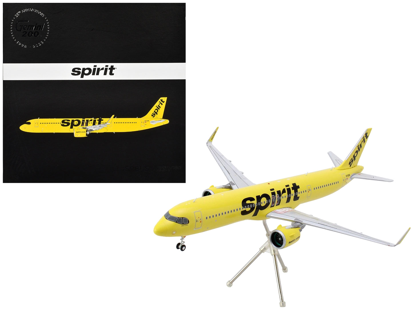 Airbus A321neo Commercial Aircraft "Spirit Airlines" (N702NK) - Premium Aircrafts and War Planes from GeminiJets - Just $131.39! Shop now at Rapidvehicles