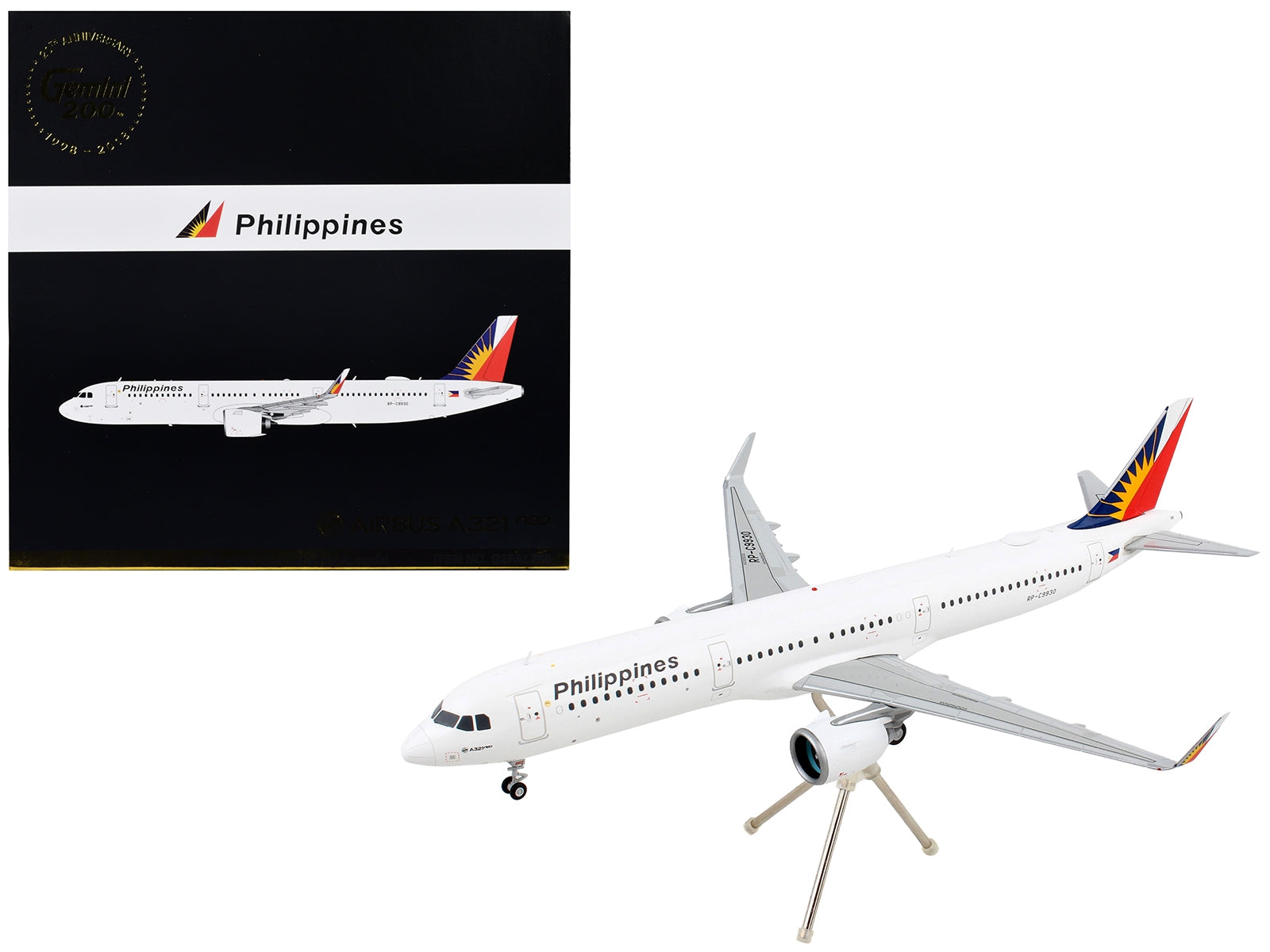 Airbus A321neo Commercial Aircraft "Philippine Airlines" White - Premium Aircrafts and War Planes from GeminiJets - Just $129.59! Shop now at Rapidvehicles