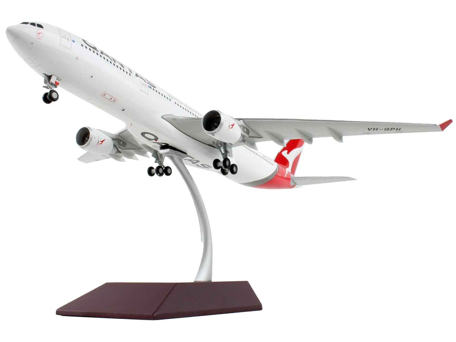 Airbus A330-300 Commercial Aircraft "Qantas Airways - Spirit of Australia" White with Red Tail "Gemini 200" Series 1/200 Diecast Model Airplane by GeminiJets - Premium Aircrafts and War Planes from GeminiJets - Just $165.99! Shop now at Rapidvehicles