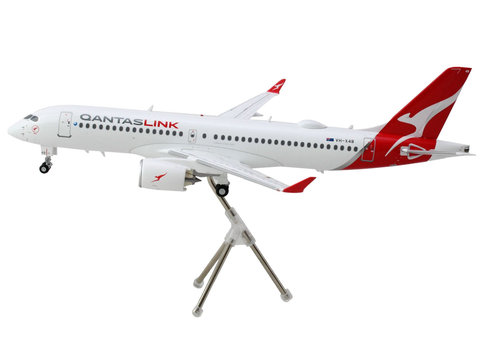 Airbus A220-300 Commercial Aircraft "QantasLink - Qantas Airways" (VH-4XB) White with Red Tail "Gemini 200" Series 1/200 Diecast Model Airplane by GeminiJets - Premium Airbus from GeminiJets - Just $121.75! Shop now at Rapidvehicles