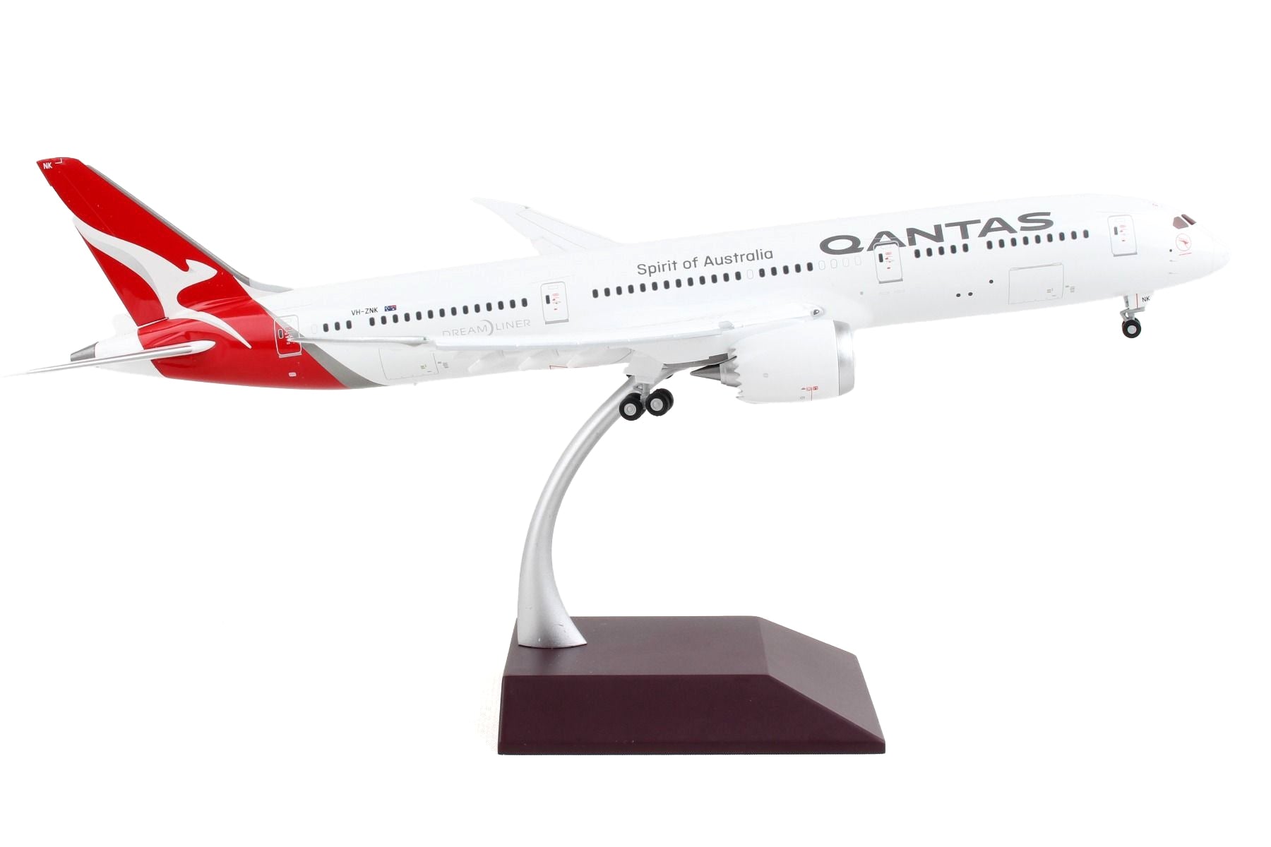 Boeing 787-9 Commercial Aircraft with Flaps Down "Qantas Airways - Spirit of Australia" White with Red Tail "Gemini 200" Series 1/200 Diecast Model Airplane by GeminiJets - Premium Boeing from GeminiJets - Just $168.99! Shop now at Rapidvehicles