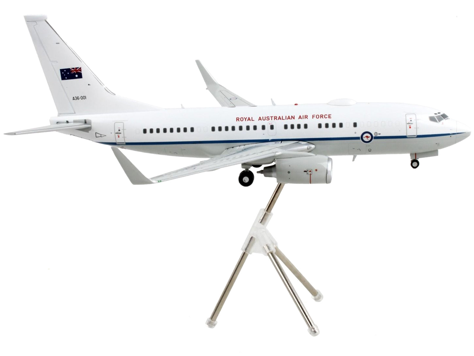 Boeing 737-700 Transport Aircraft "Royal Australian Air Force - A36-001" White and Gray "Gemini 200" Series 1/200 Diecast Model Airplane by GeminiJets - Premium Boeing from GeminiJets - Just $123.99! Shop now at Rapidvehicles