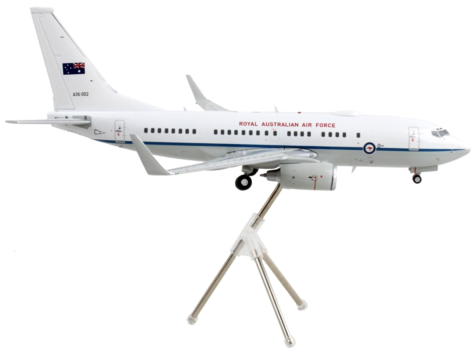 Boeing 737-700 Transport Aircraft "Royal Australian Air Force - A36-002" White and Gray "Gemini 200" Series 1/200 Diecast Model Airplane by GeminiJets - Premium Boeing from GeminiJets - Just $123.99! Shop now at Rapidvehicles